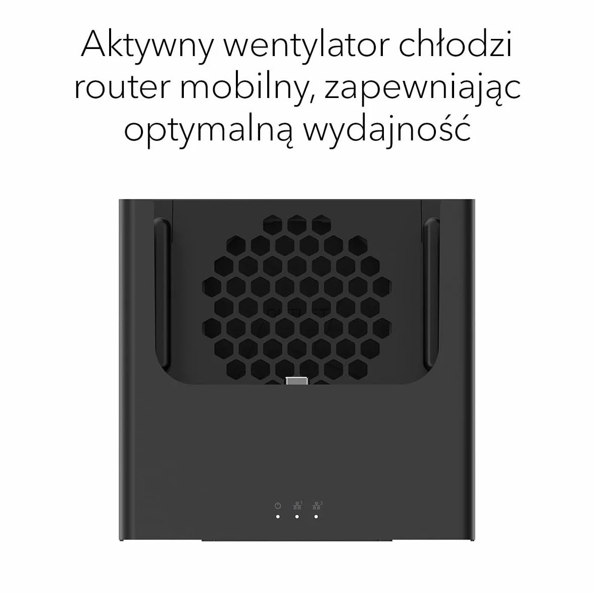 NETGEAR Nighthawk Stacja dokująca, 2-Port Gigabit Ethernet (MD200) – zasilanie i połączenia przewodowe dla : Nighthawk M7 Ultra lub Pro, M7, M6 Pro, M6 lub M3