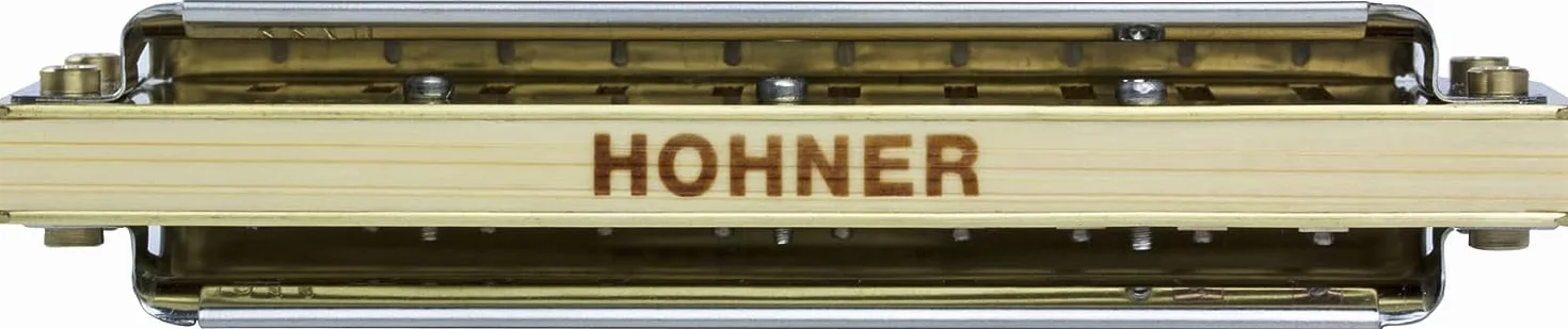 Hohner Marine Band Crossover C Harmonijka, Srebrny/Brązowy, 10,01 x 3 x 2,49 cm