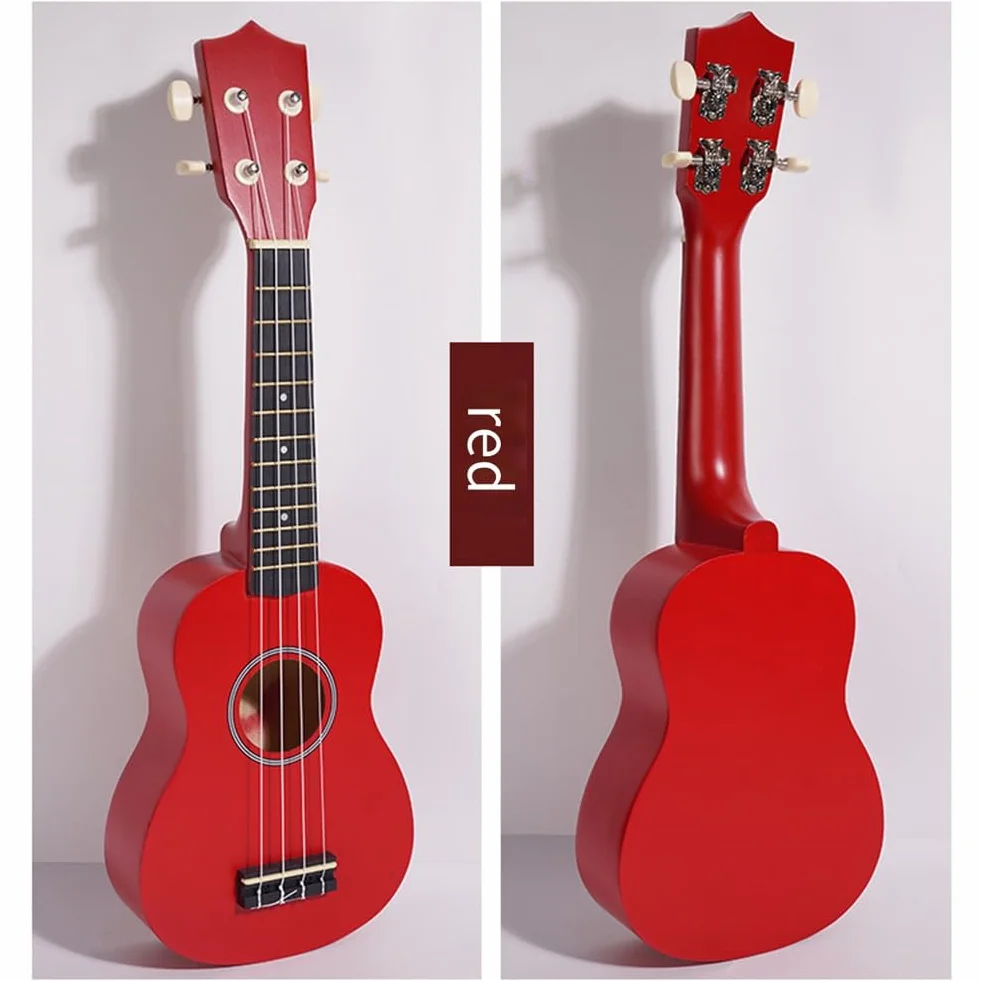 Joselin Ukulele muzyczne D dla dorosłych, dzieci i początkujących – dla początkujących, czterostrunowa gitara dla dzieci