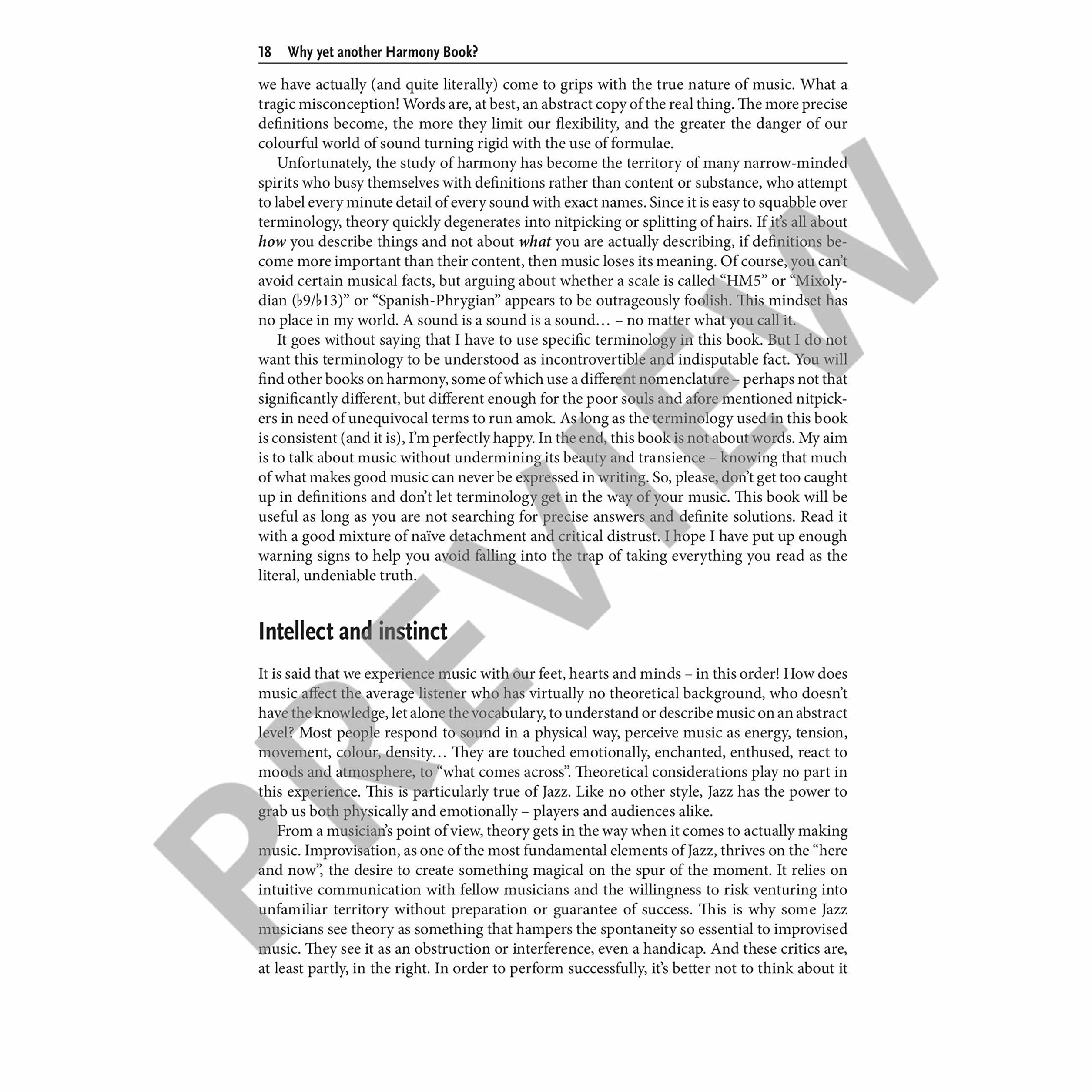 Jazz Harmony: Think - Listen - Play: A Practical Approach