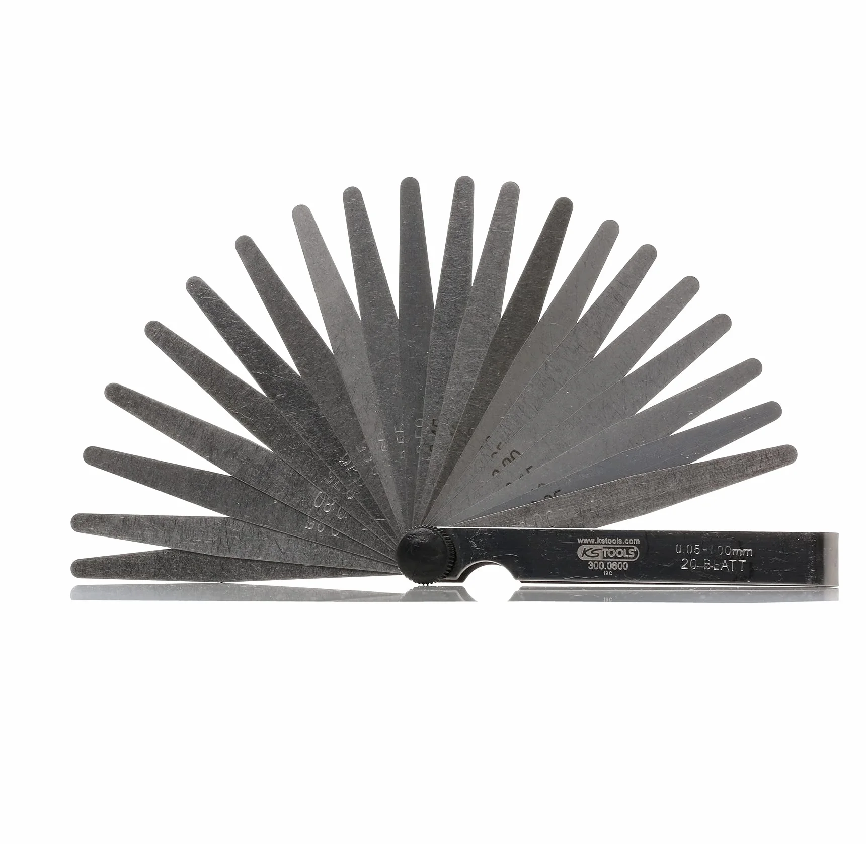 KS Tools 300.0600 Szczelinomierz, 20 arkusz, 0,05-1mm