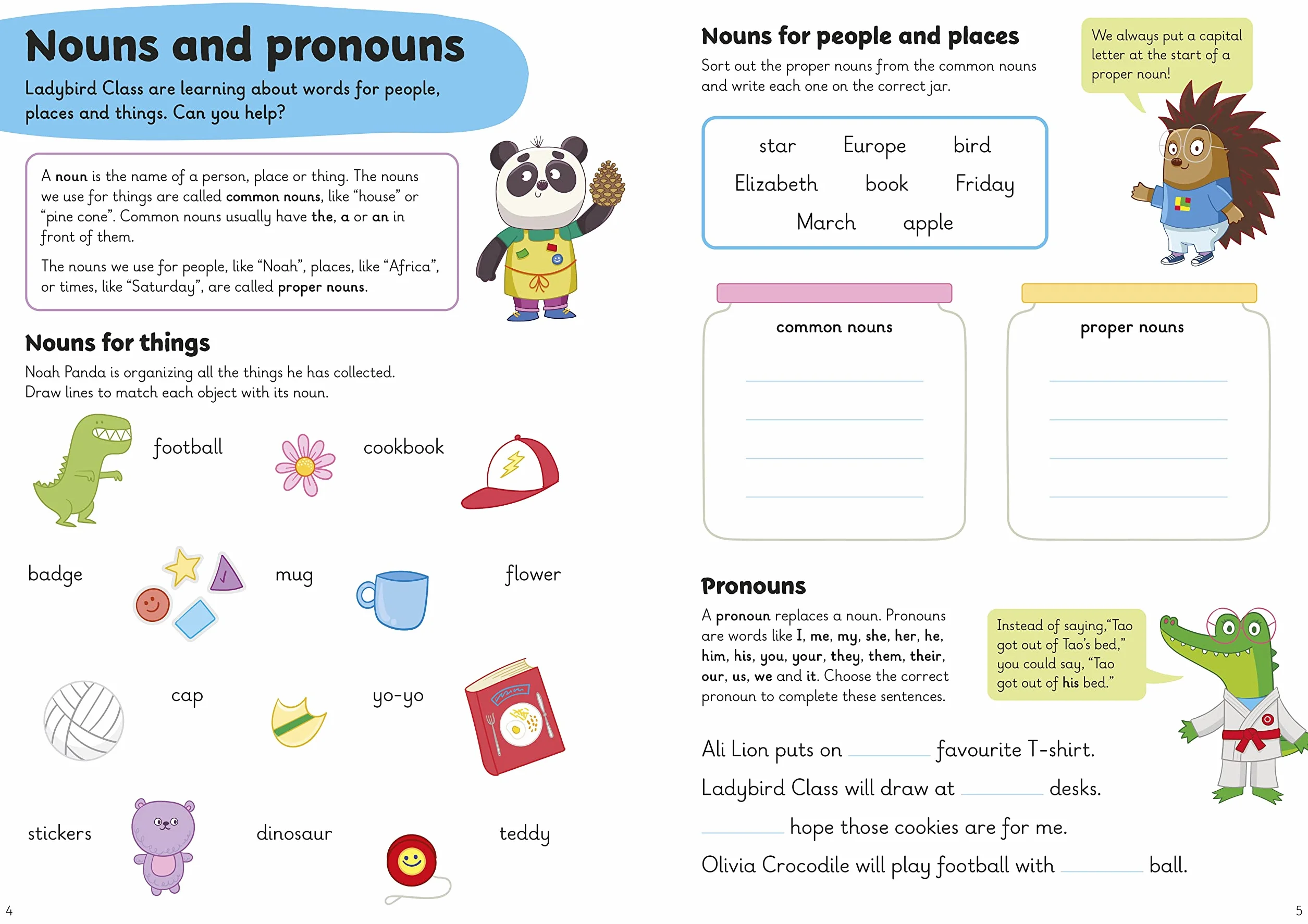 First Grammar: A Learn with Ladybird Activity Book 5-7 years: Ideal for home learning (KS1)