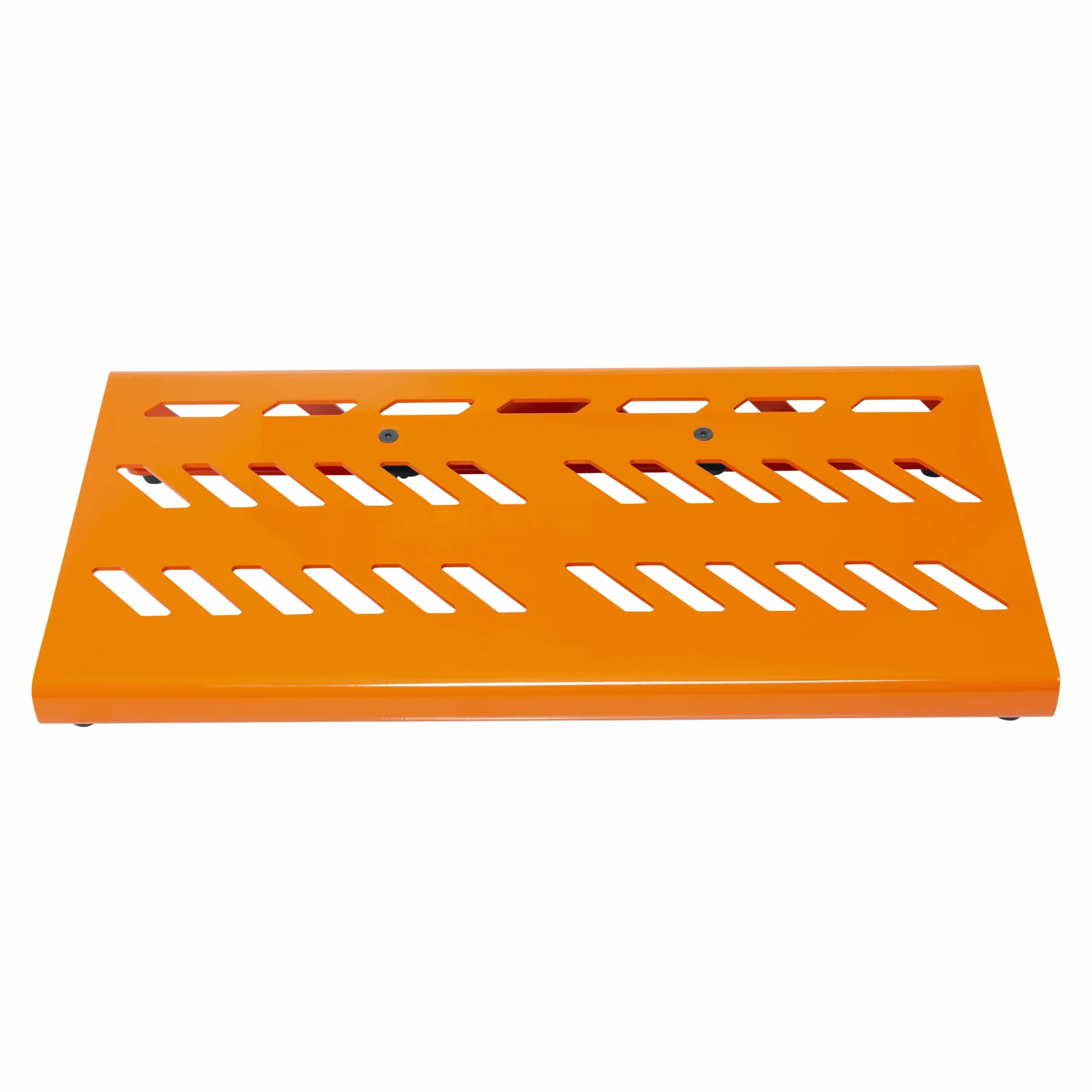 Gator Aluminiowa tablica na pedały gitarowe 60,3 cm x 27,1 cm Pomarańczowa z torbą