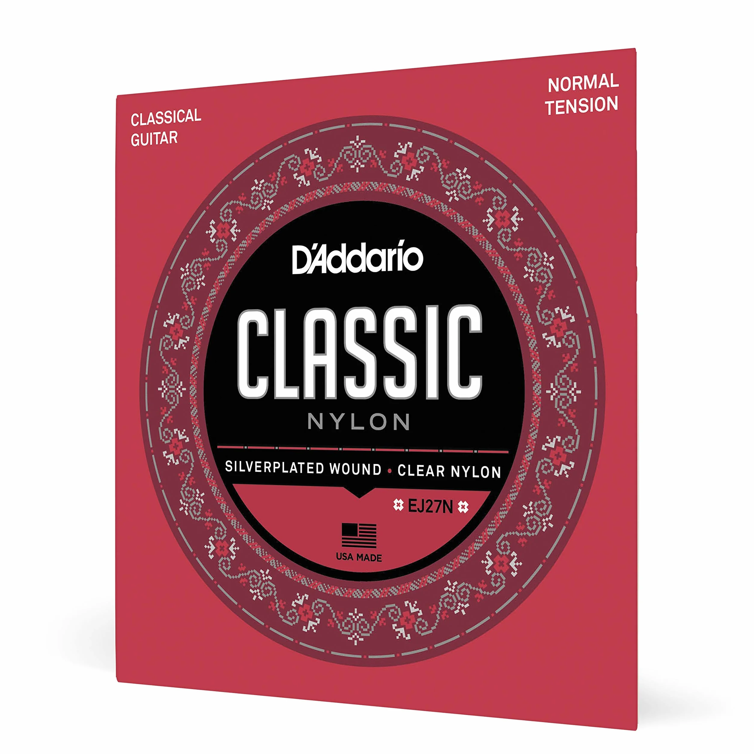 D'Addario Classical Guitar Strings EJ27N Silverplated, Normal - Struna do gitary klasycznej
