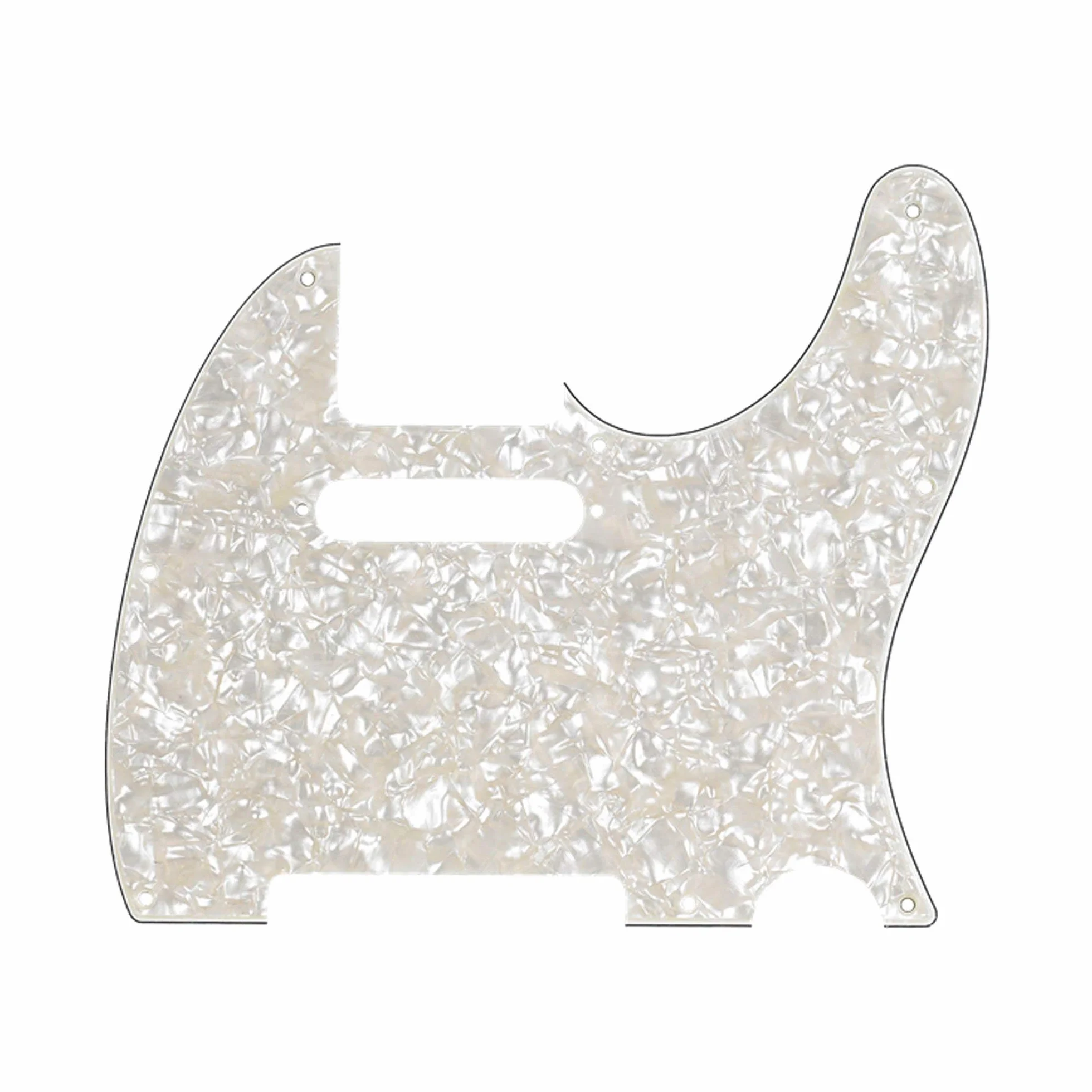 Fender 099-2174-000 4-Ply Aged White Pearl 8-Hole Mount Telecaster Pickguard