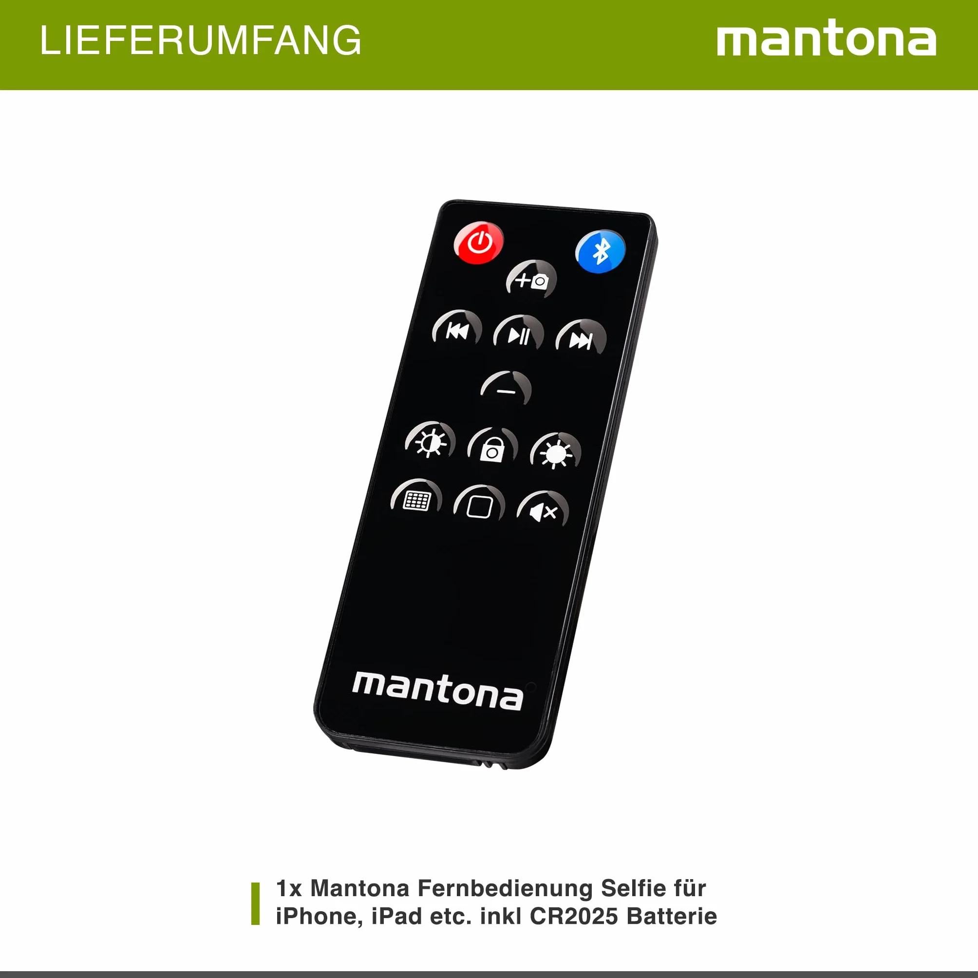 mantona Pilot zdalnego sterowania do iPhone'a/iPada