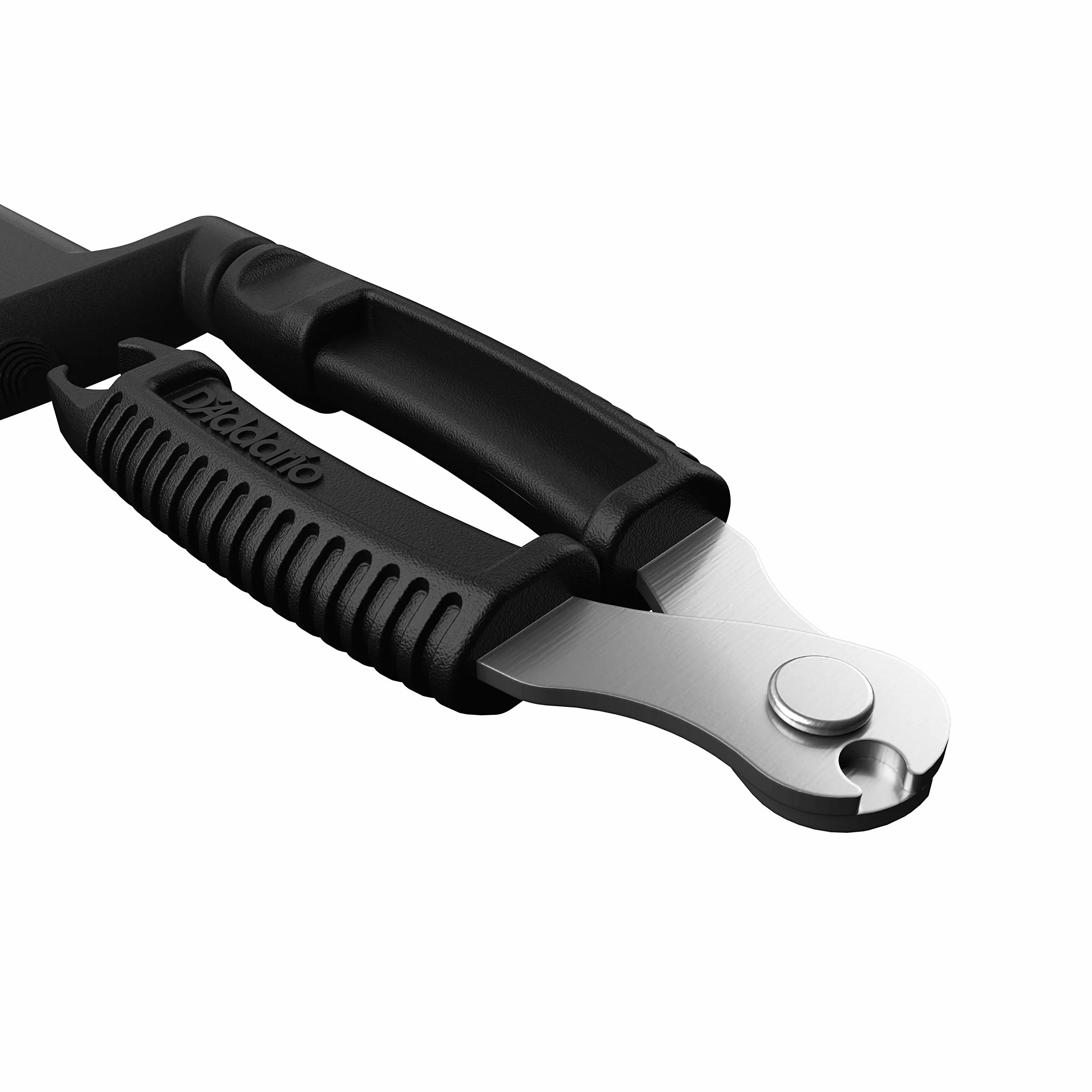 D'Addario Accessories Bass Pro-Winder – nawijarka strun do gitary basowej, obcinacz strun basowych, ściągacz do mostków do gitary basowej – najlepsze ergonomiczne narzędzie basowe wszystko w jednym