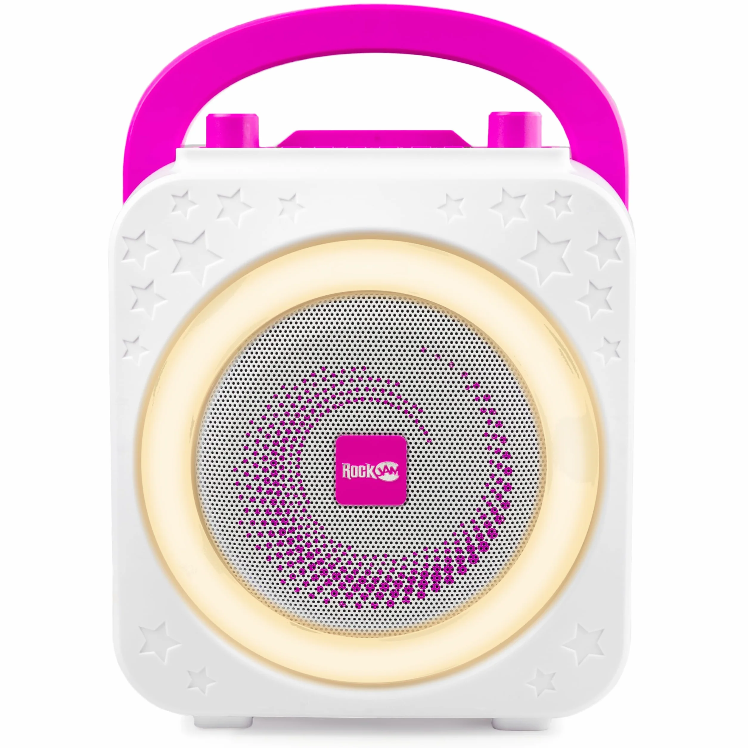 RockJam Ring urządzenie do karaoke Bluetooth z dwoma mikrofonami