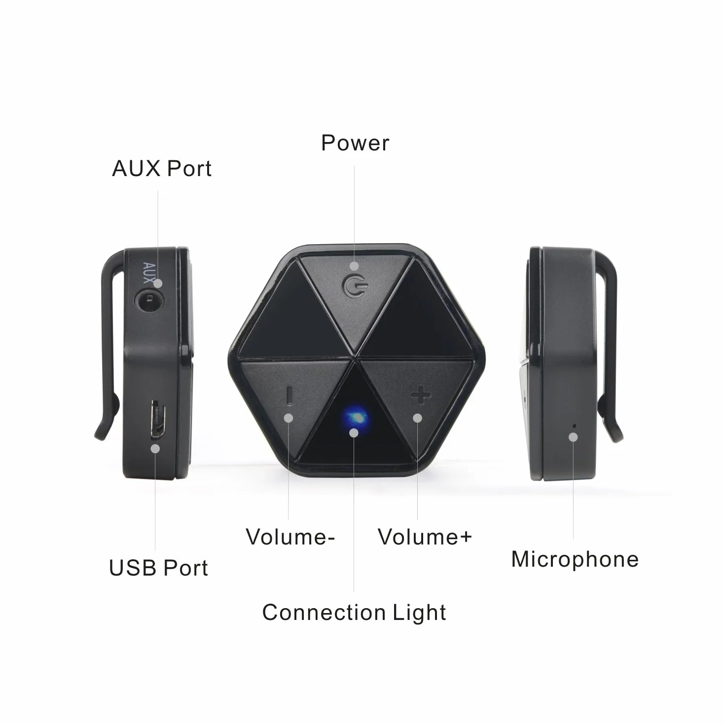 Audiocore Adapter Bluetooth AC815 HSP, HFP, A2DP, AVRCP Bluetooth V4.1, klasa II, mikrochip CSR BC8635