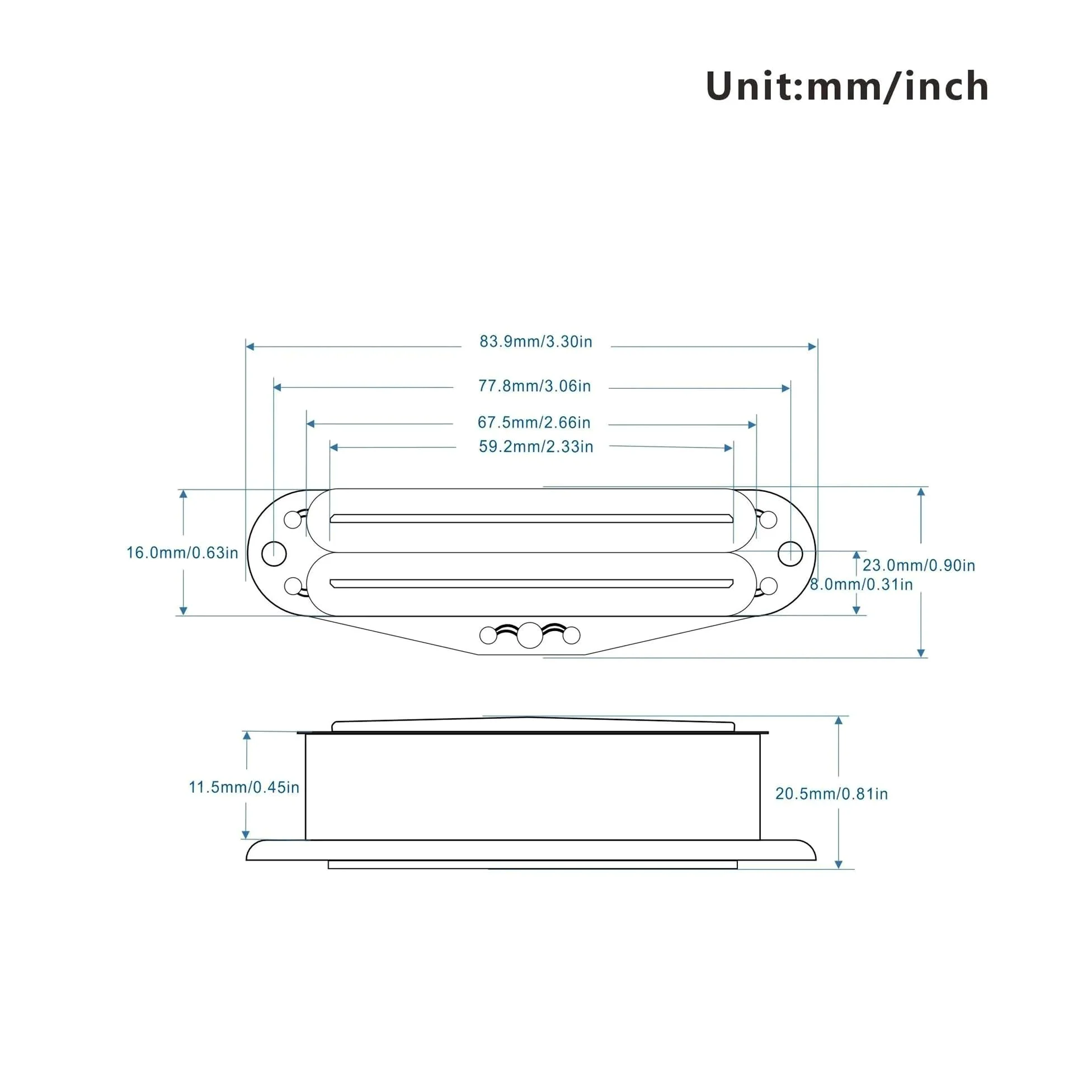 Przetwornik Gitary Elektrycznej 3 Częściowy Biały Zestaw Przetworników Alnico 5 Mini Dual Track Hue Coil Do Gitar Elektrycznych SSH HSS ST