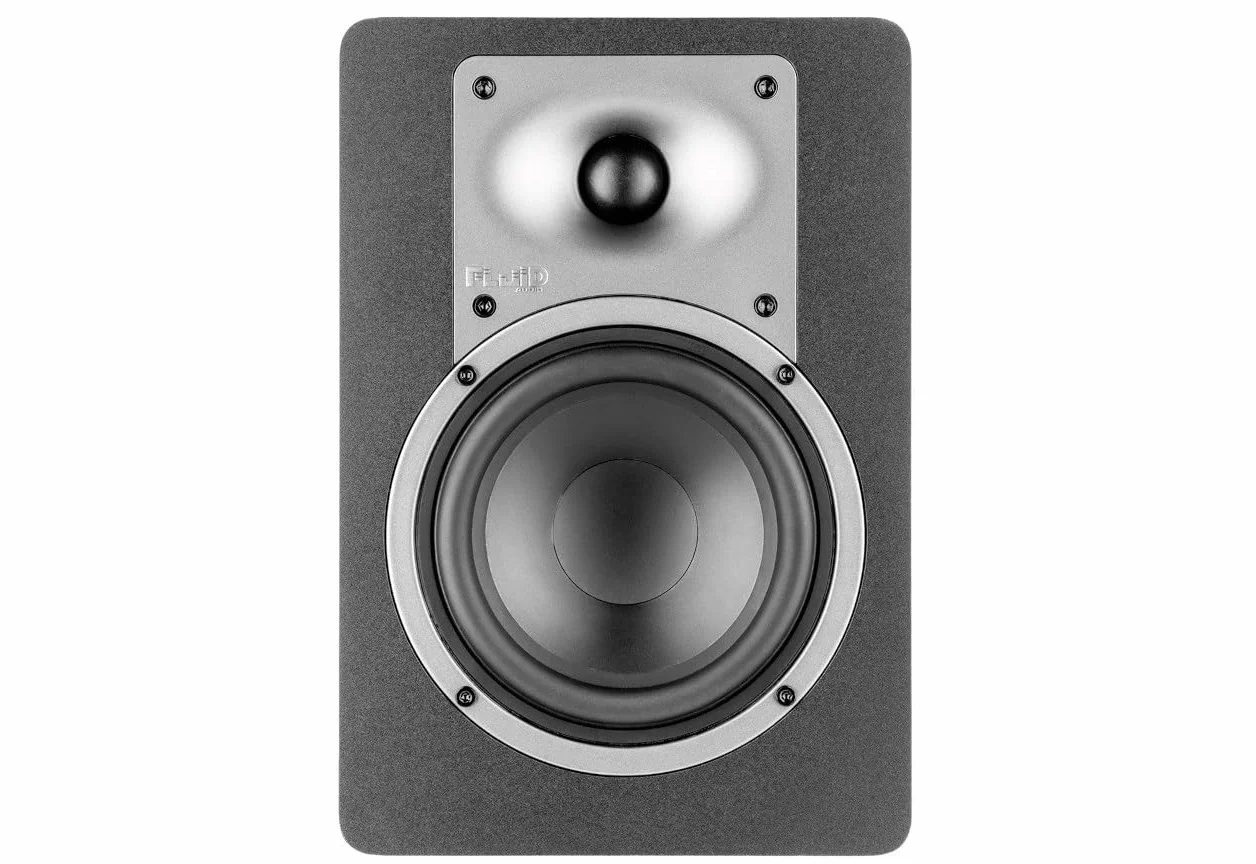 Fluid Audio C50BT Studio Monitor, para aktywnych głośników (głośnik studyjny z neutralnym balansem dźwięku, głośnik monitora ze sterownikiem 5" i łącznością BT)