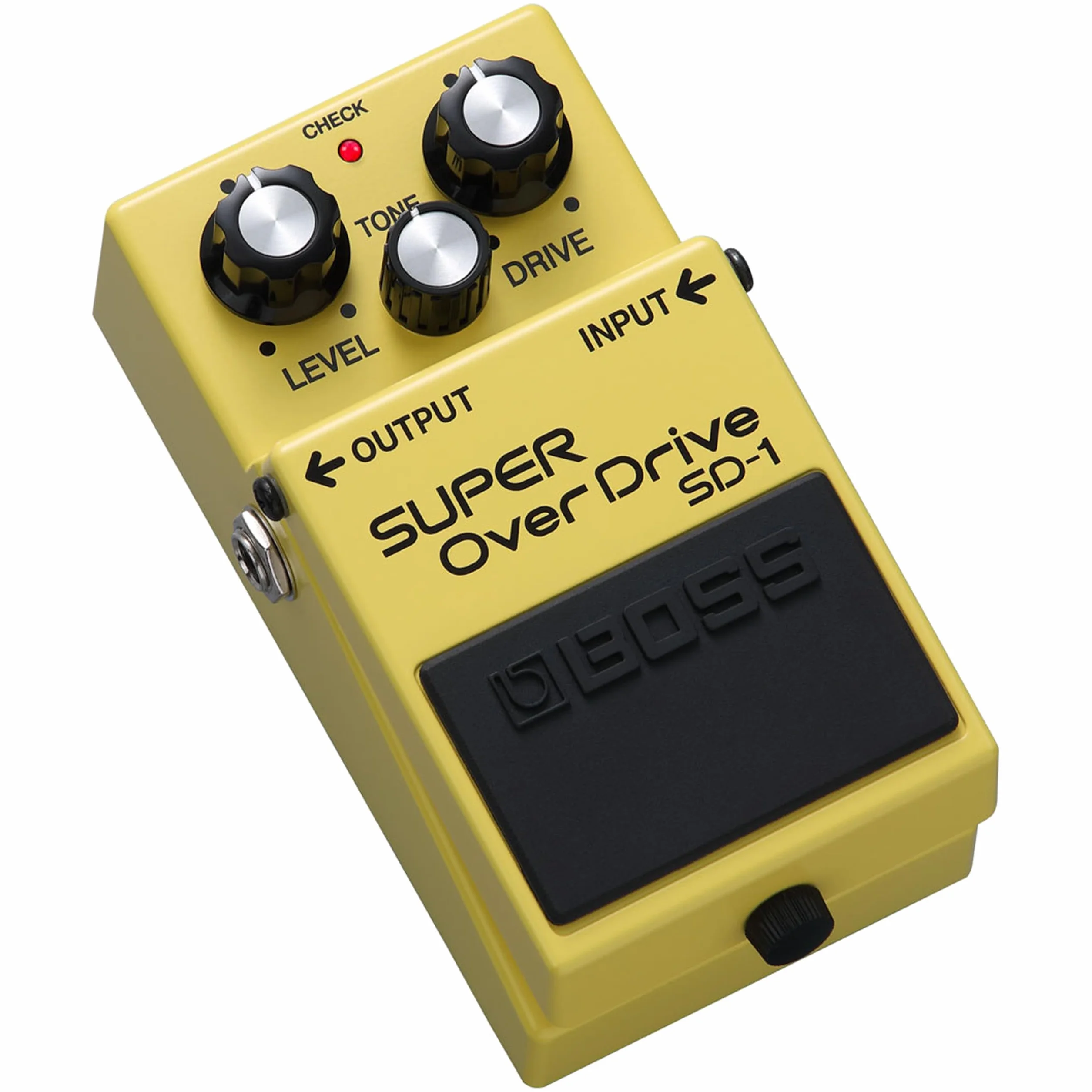 Efektu Gitarowy BOSS SD-1 SUPER OverDrive | Definiujący Gatunek Dźwięk Overdrive | Od Łagodnych do Umiarkowanych Brzmień Drive | Idealny do Użytku Wzmacniaczami typu Clean | 5-letnia Gwarancja