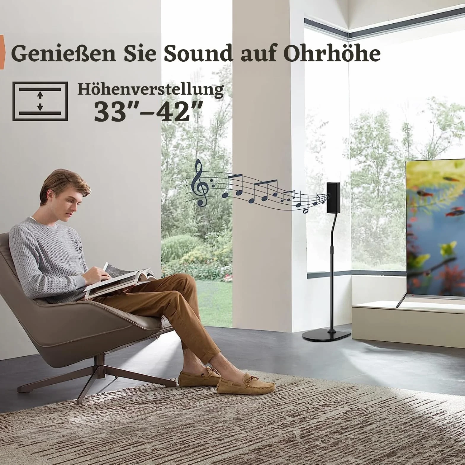 Stojak z regulacją wysokości do stojaków głośnikowych Bose Wr Slideconnect, do głośników Bose Surround, Surround 700, OmniJewel Lifestyle 650, CineMate GS Series II, do stojaków podłogowych Bose