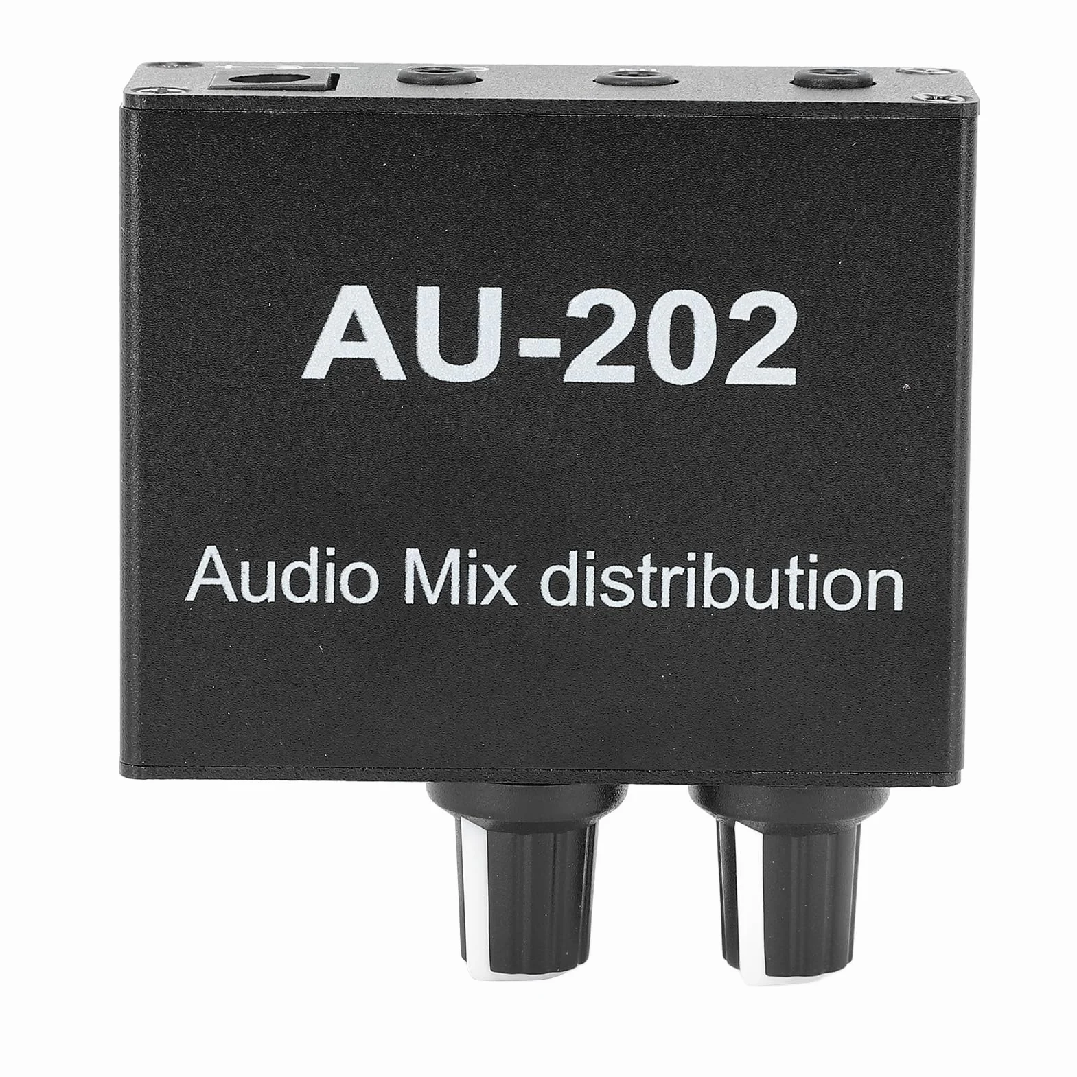 2-Kana?owy Mikser Stereo headphone mixer 2 Wej?cia i 2 Wyj?cia, Niezale?na Regulacja G?o?no?ci, Niski Poziom Szumów, Ma?y Mikser D?wi?ku 3,5 mm do S?uchawek, DC 5-4V Mezcladores sin alimentación