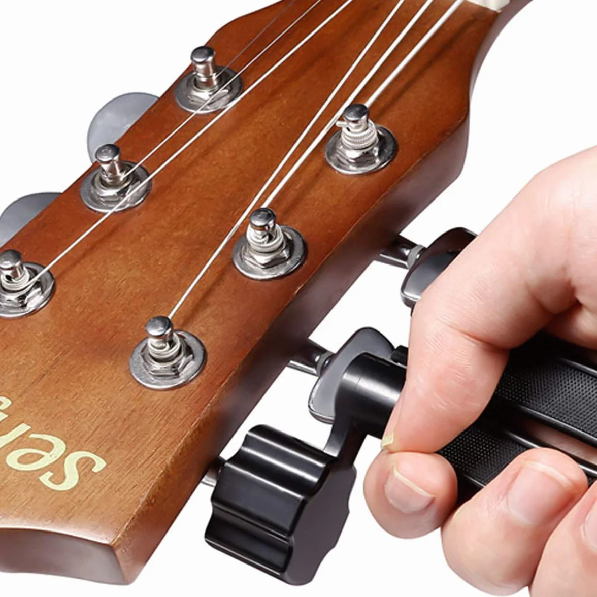 3 w 1 Rolka i przecinak do strun gitarowych, wielofunkcyjne narzędzie do regulacji, cięcia i wyciągania szpilek mostkowych, idealne do gitary akustycznej, ukulele i mandoliny