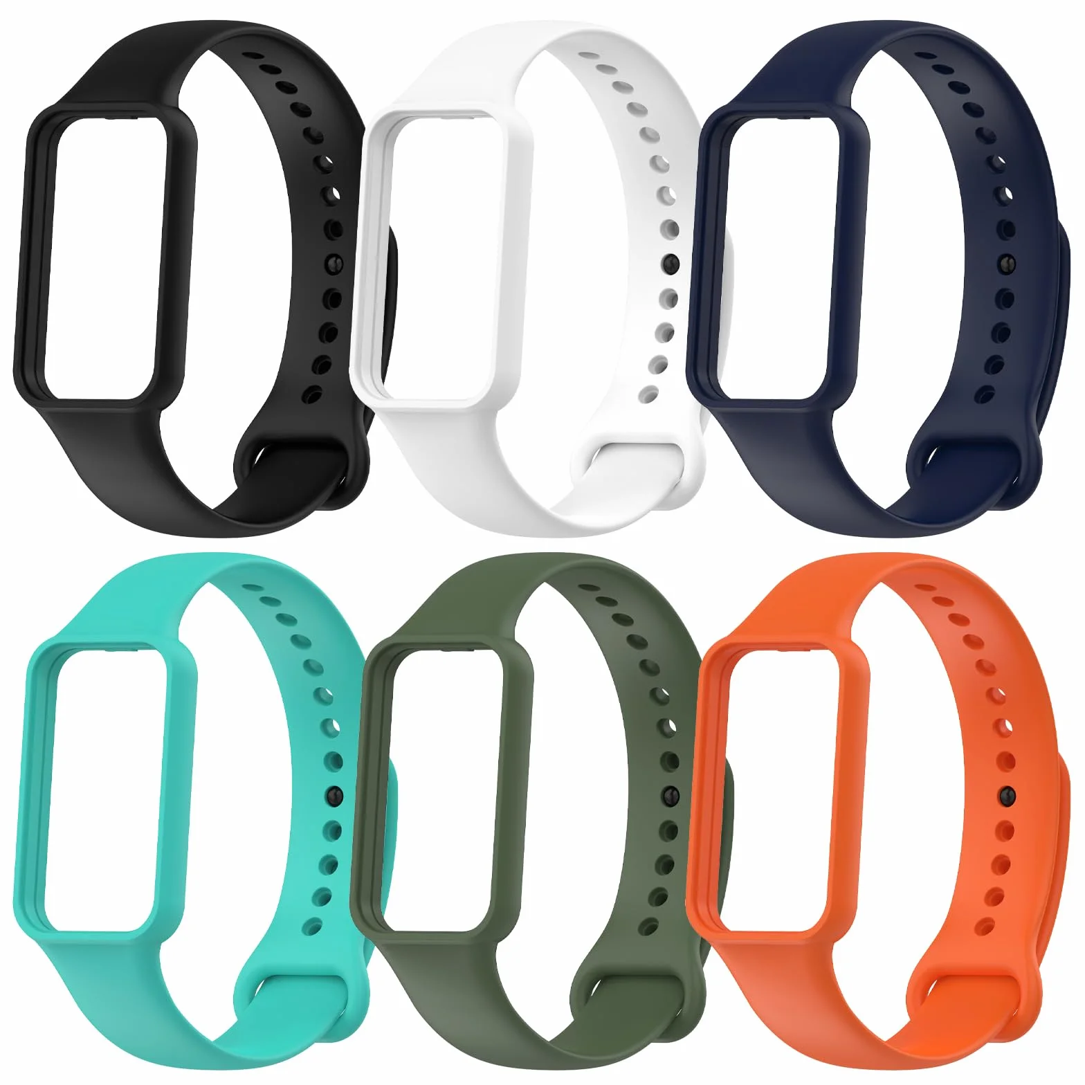 BDIG Silikonowa bransoletka sportowa, kompatybilna z Amazfit Band 7, dla kobiet i mężczyzn, bransoletka zastępcza, kompatybilna z Amazfit Band 7