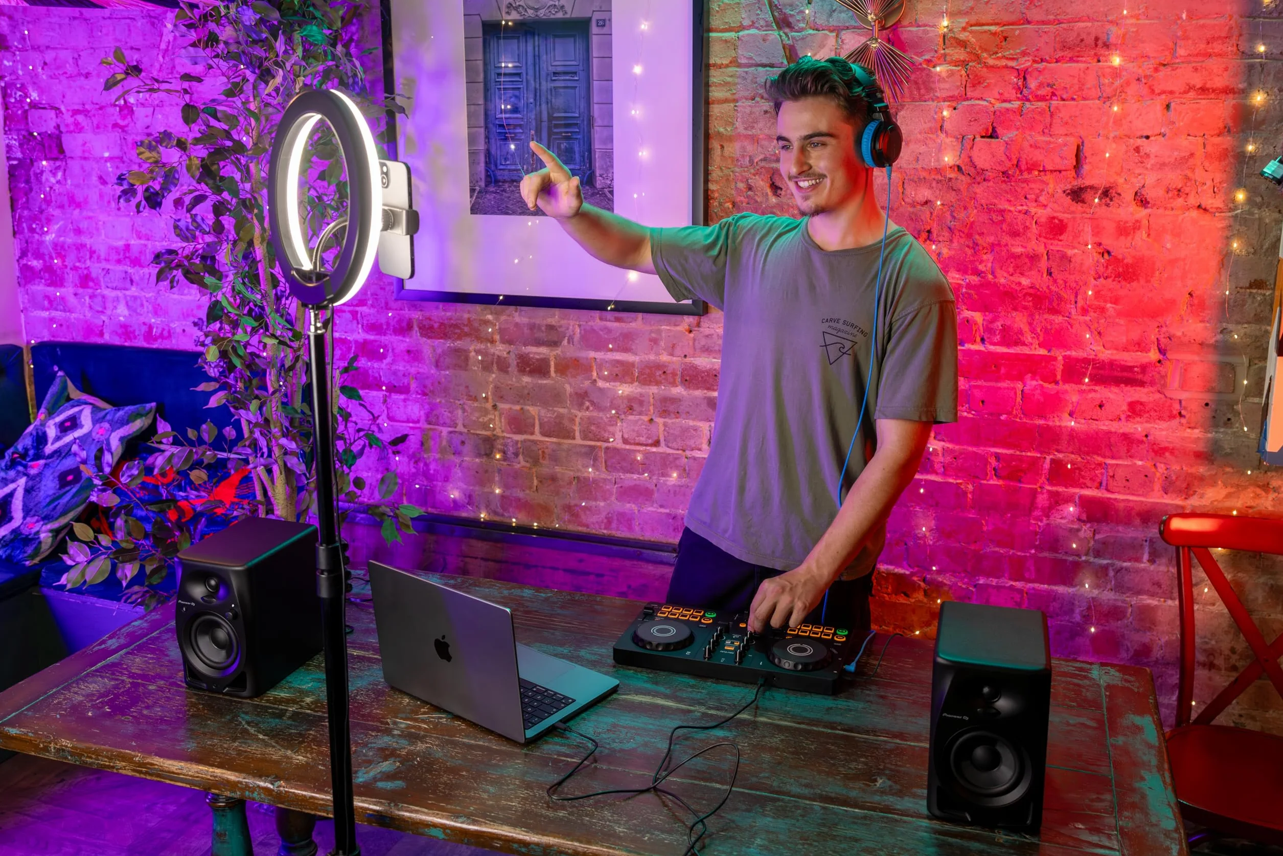 Pioneer DJ AlphaTheta DDJ-FLX2 kompaktowy 2-kanałowy kontroler DJ
