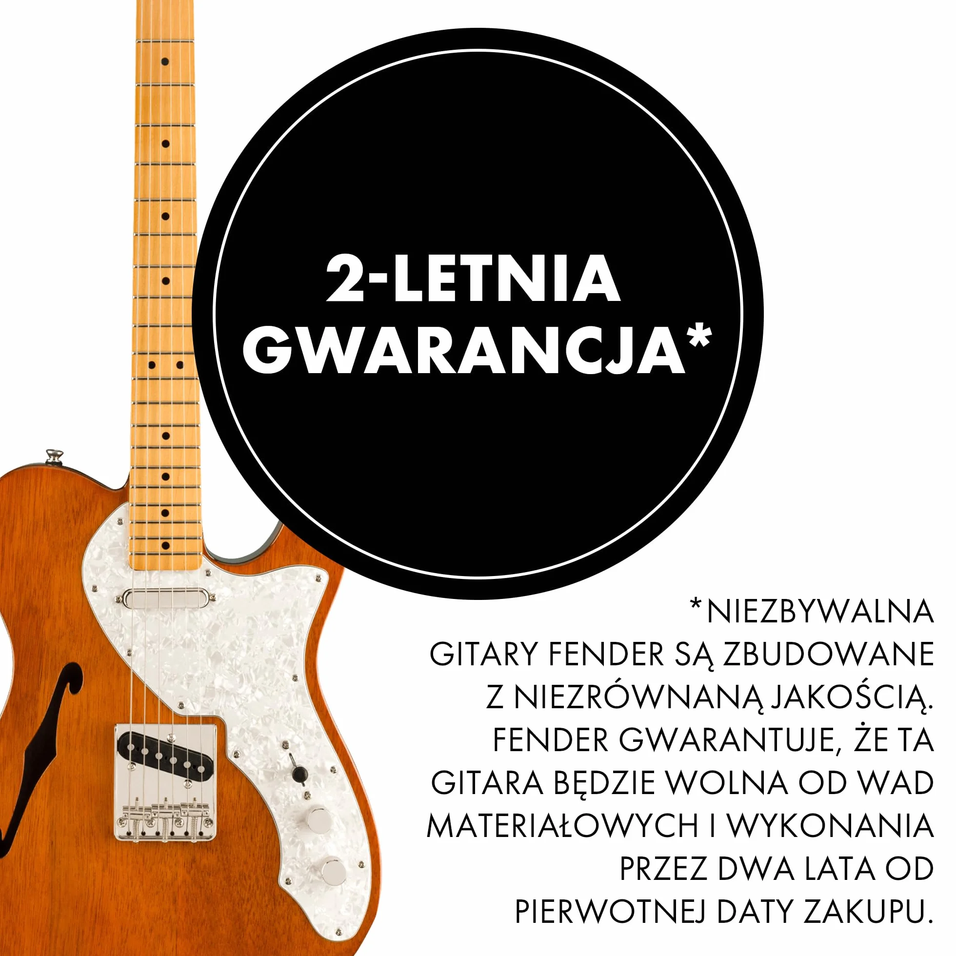 Fender Squier Classic Vibe '60' Tele Thinline Maple, naturalny