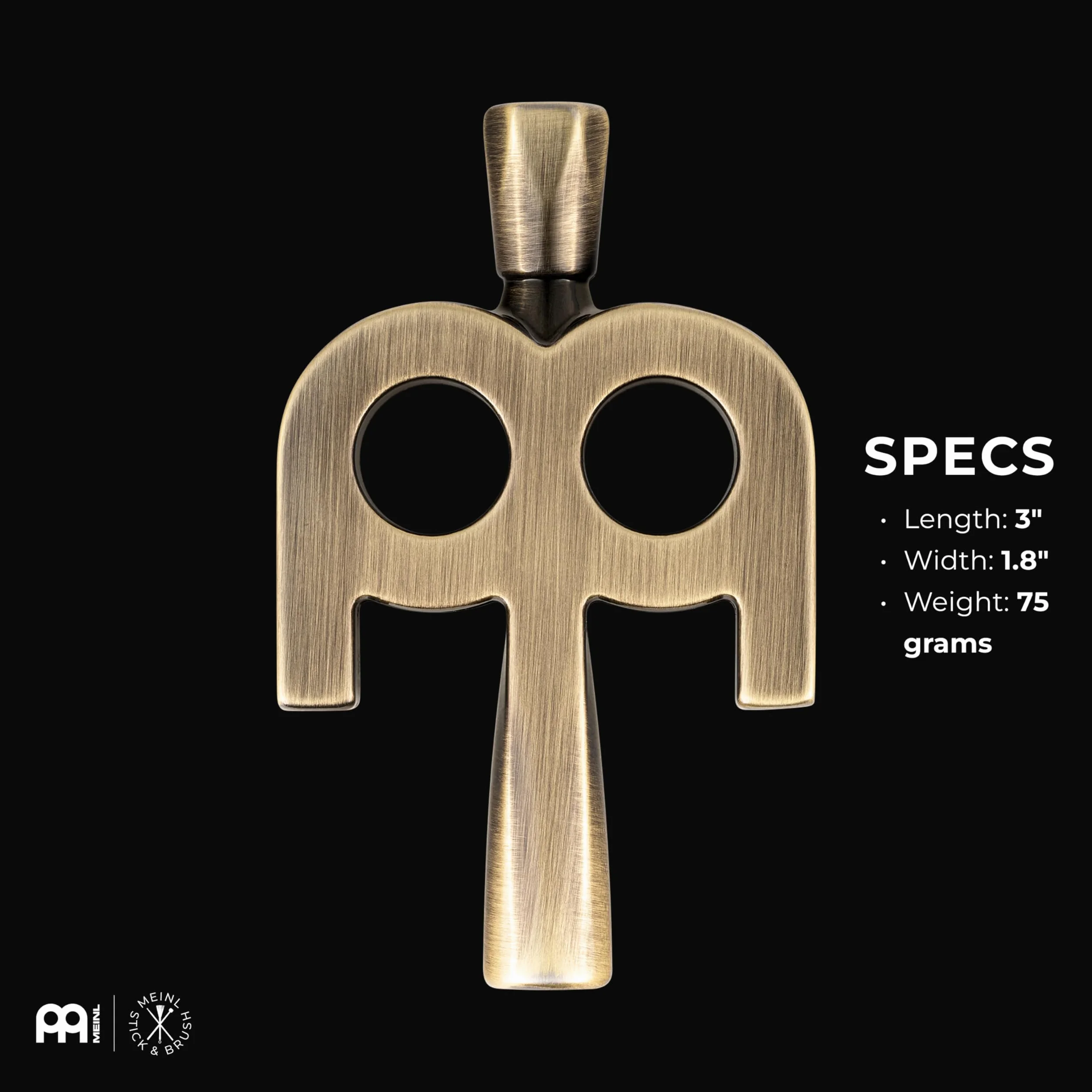 Meinl Kinetic Drum Key, Antique Bronze Plated