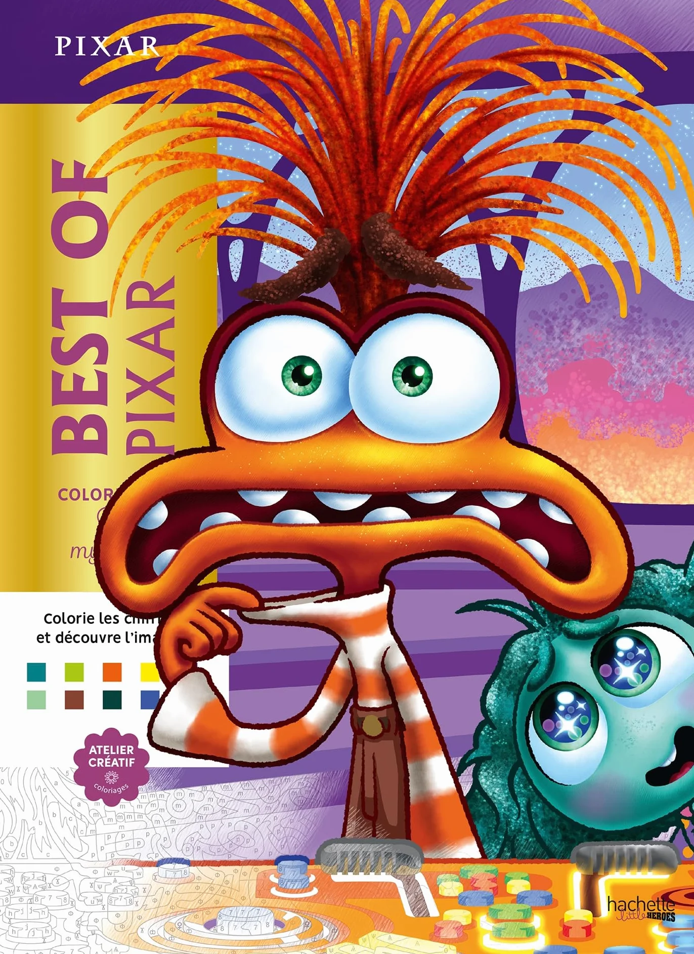 Coloriages mystères Disney - Best of Pixar