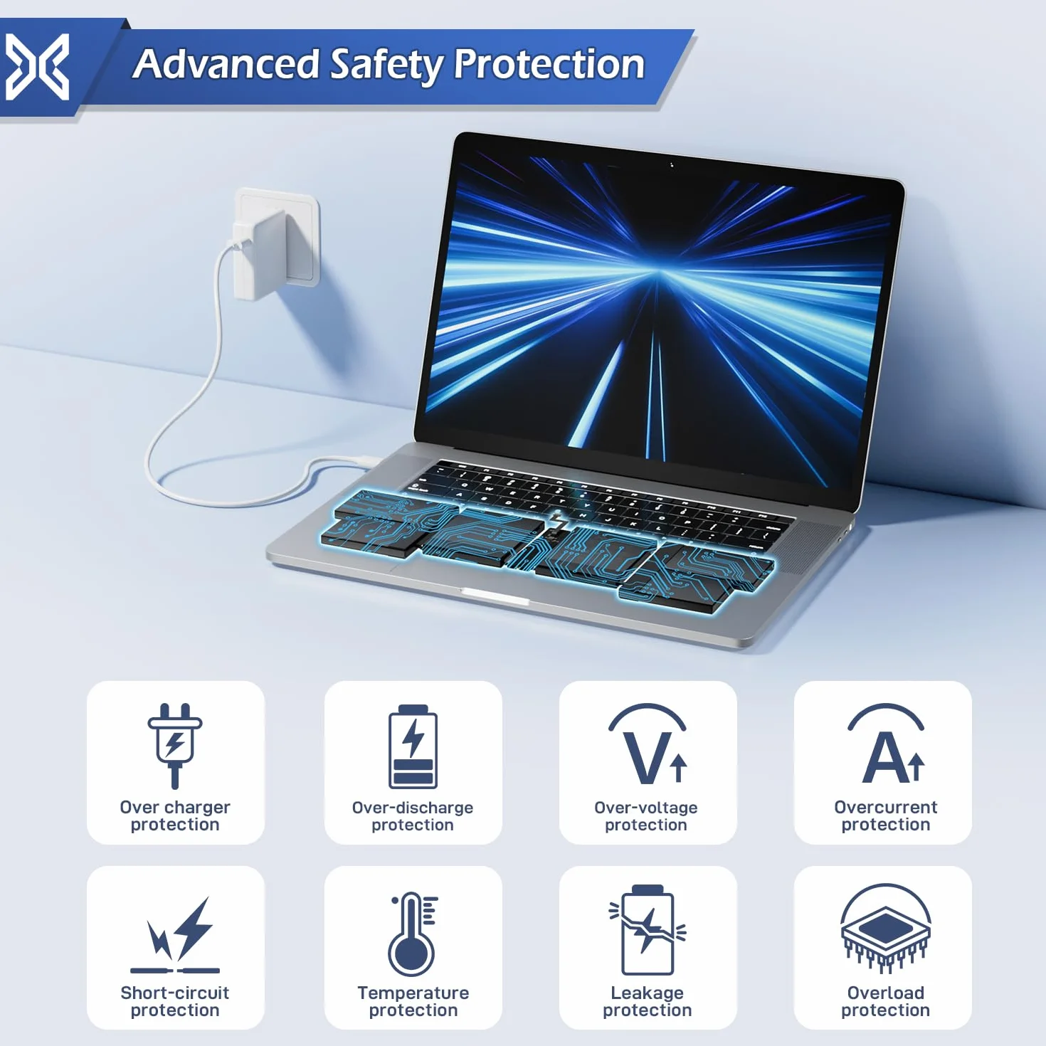 A2992 Bateria zamienna do laptopa 14 calowego MacBooka Pro A2992 Bateria A2977 (koniec 2023) EMC 8407