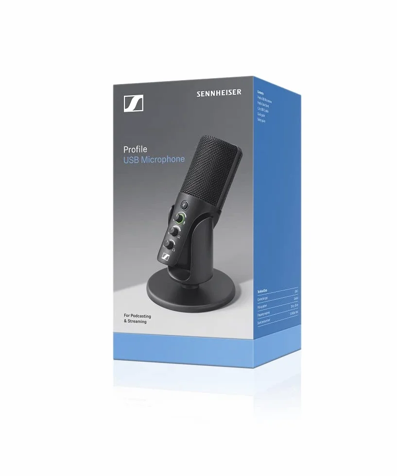 Sennheiser Mikrofon, Czarny, 20 cm