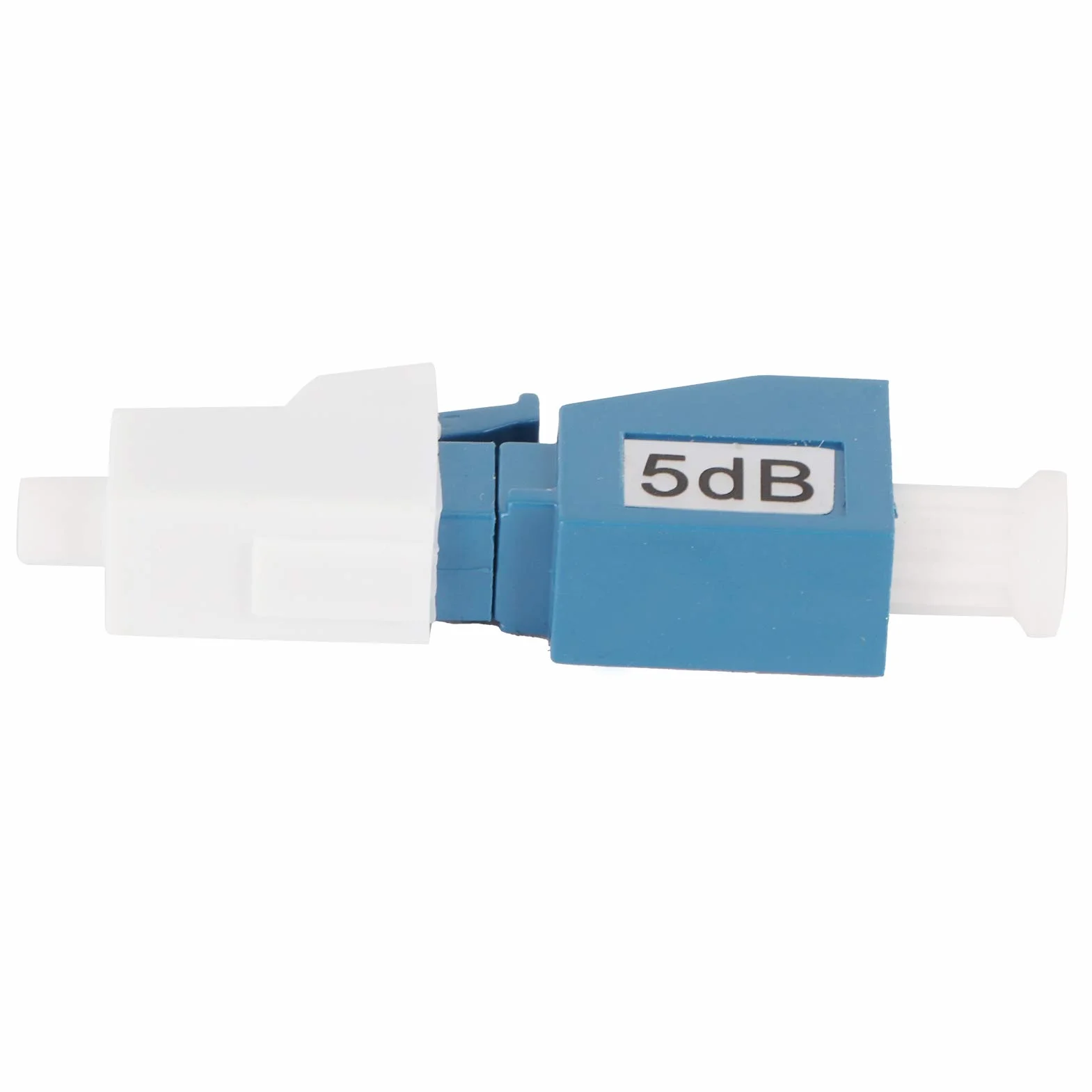 Tłumik Światłowodowy LC/UPC 5dB Jednomodowy Adapter Męsko-Żeński Dwuportowy dla Sieci FTTH GPON
