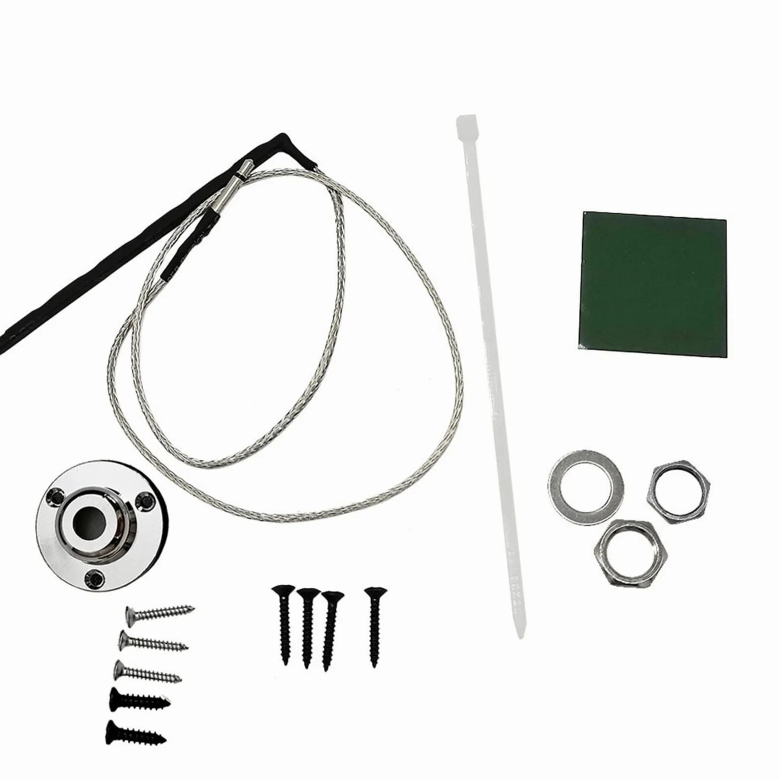 5 Zestawów 4-pasmowy Przedwzmacniacz Gitarowy Korektor EQ Z Systemem Tunera 6.35mm Gniazdo Wyjściowe Gitara EQ Piezo Pickup Wymiana przetwornika gitary