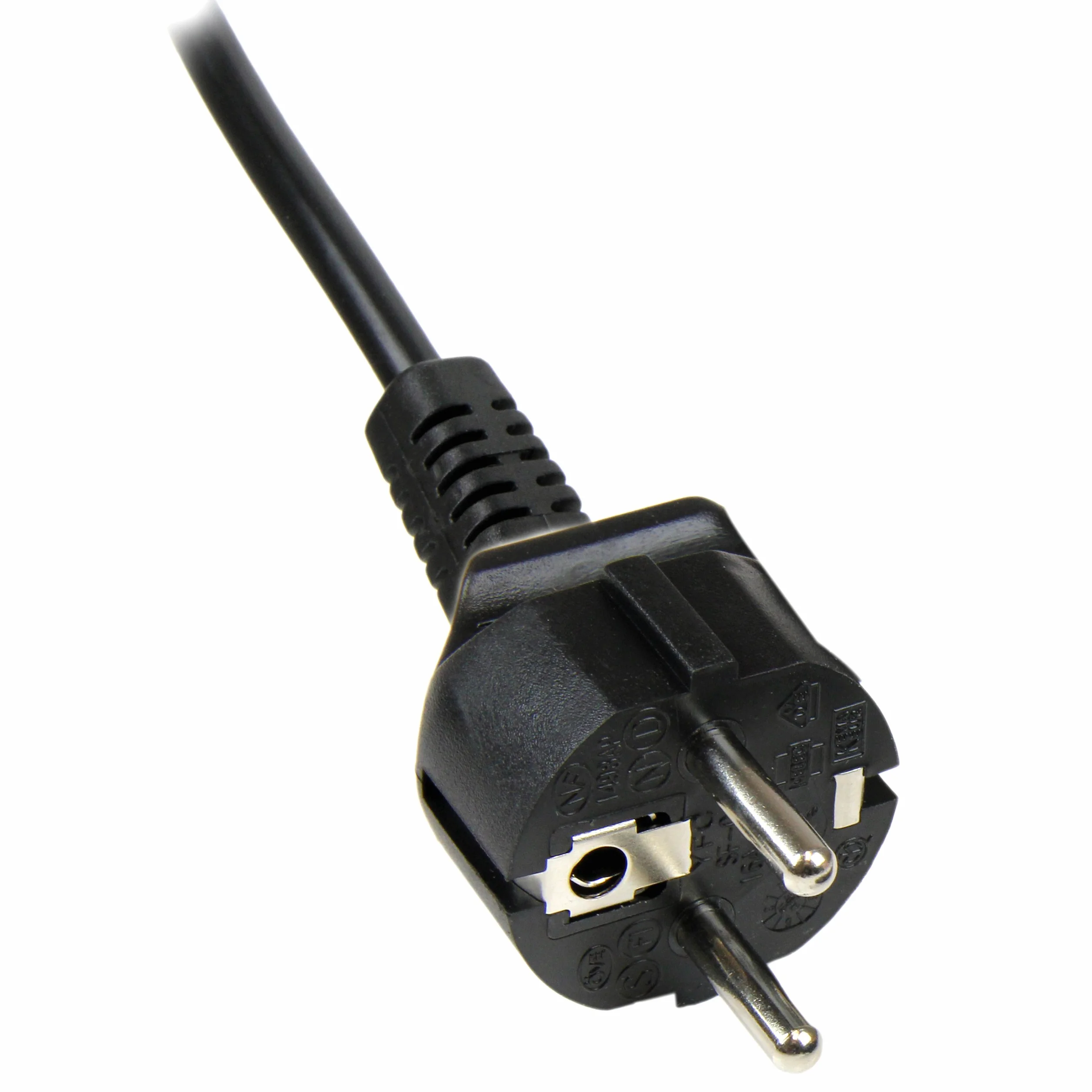 StarTech.com Kabel zasilający do laptopa, 3 m, wtyczka EU Schuko na C5, 2,5 A, 250 V, 18 AWG, zapasowy kabel zasilający do laptopa, kabel zasilający do laptopa, koniczynka/Mickey Mouse