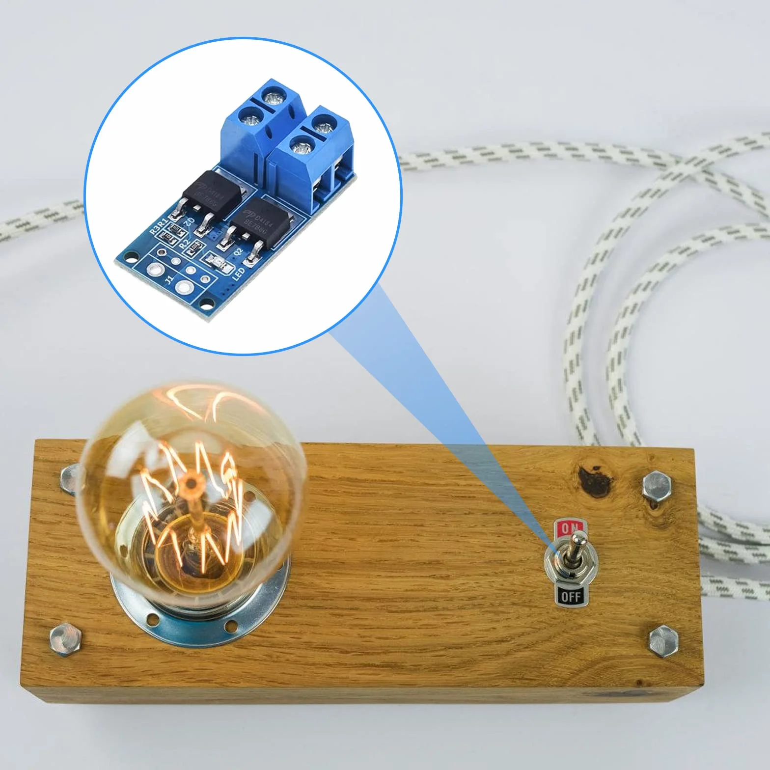 Vegena 20 modułów Mosfet, moduł sterownika Mosfet 5 V-36 V 15 A (maks. 30 A) 400 W Dual Mosfet Trigger Switch Drive Module PWM Driver Module Module Elektroniczny przełącznik Control Board do Arduino