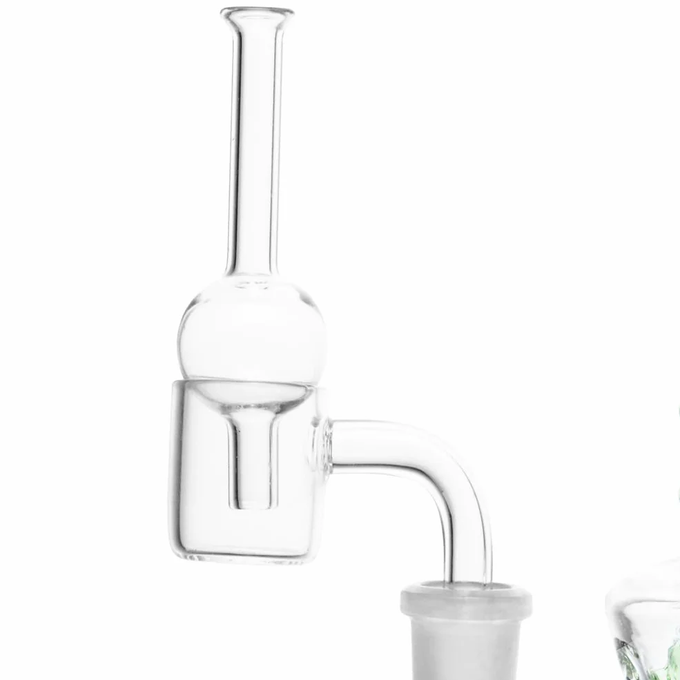 Szklane bongo z perkolatorem 14,4 mm kwarcowa nasadka miska zielona