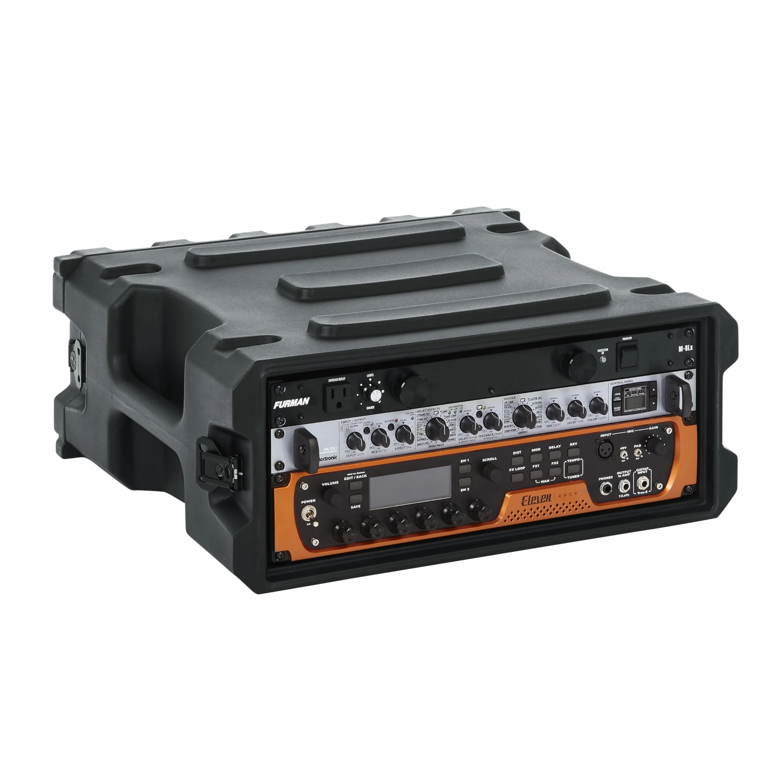 Gator Etui Pro Series formowane rotacyjnie 4U Rack Case ze standardową głębokością 48.3 cm; Made in USA (G-PRO-4U-19), czarne