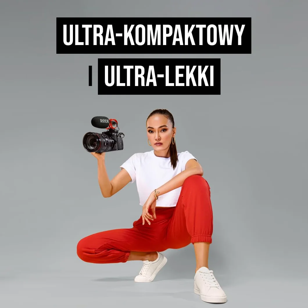 RØDE VideoMic GO II Ultra-kompaktowy Mikrofon Shotgun do kamer z wyjściami 3,5 mm i USB do tworzenia filmów, tworzenia treści, podcastów i wideorozmów