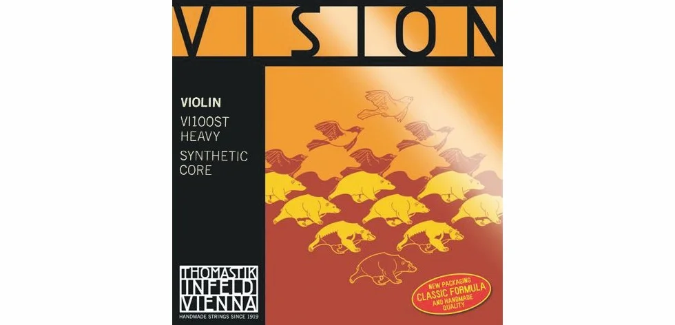 Thomastik Saiten für Violine Vision Synthetic Core, Satz 4/4 Stark