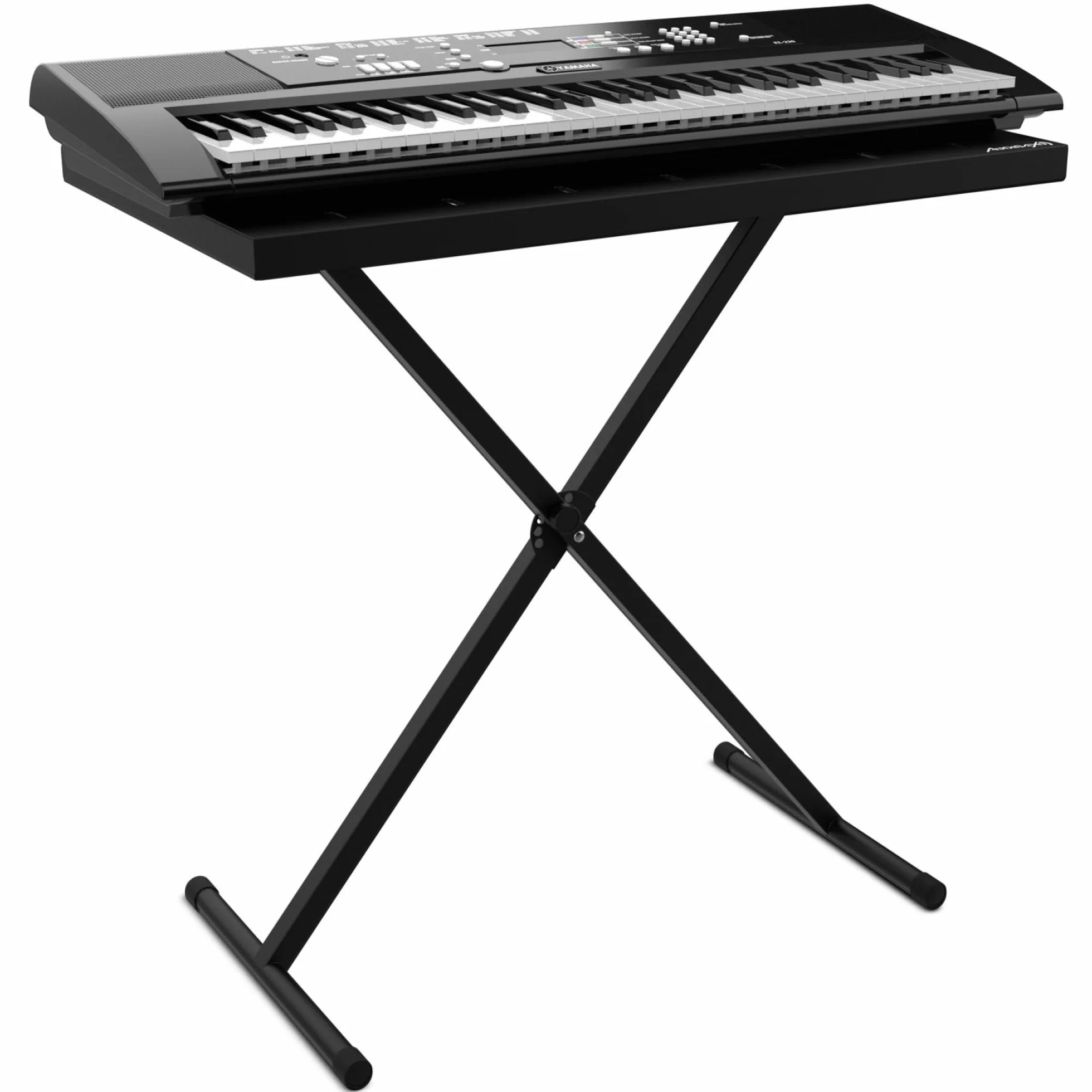 Audibax Onyx 200 Wielofunkcyjny stojak na fortepian lub klawiaturę, kontroler Midi, mikser DJ lub instrument perkusyjny - Stół do laptopów i syntezatory stojaków - Regulowana wysokość