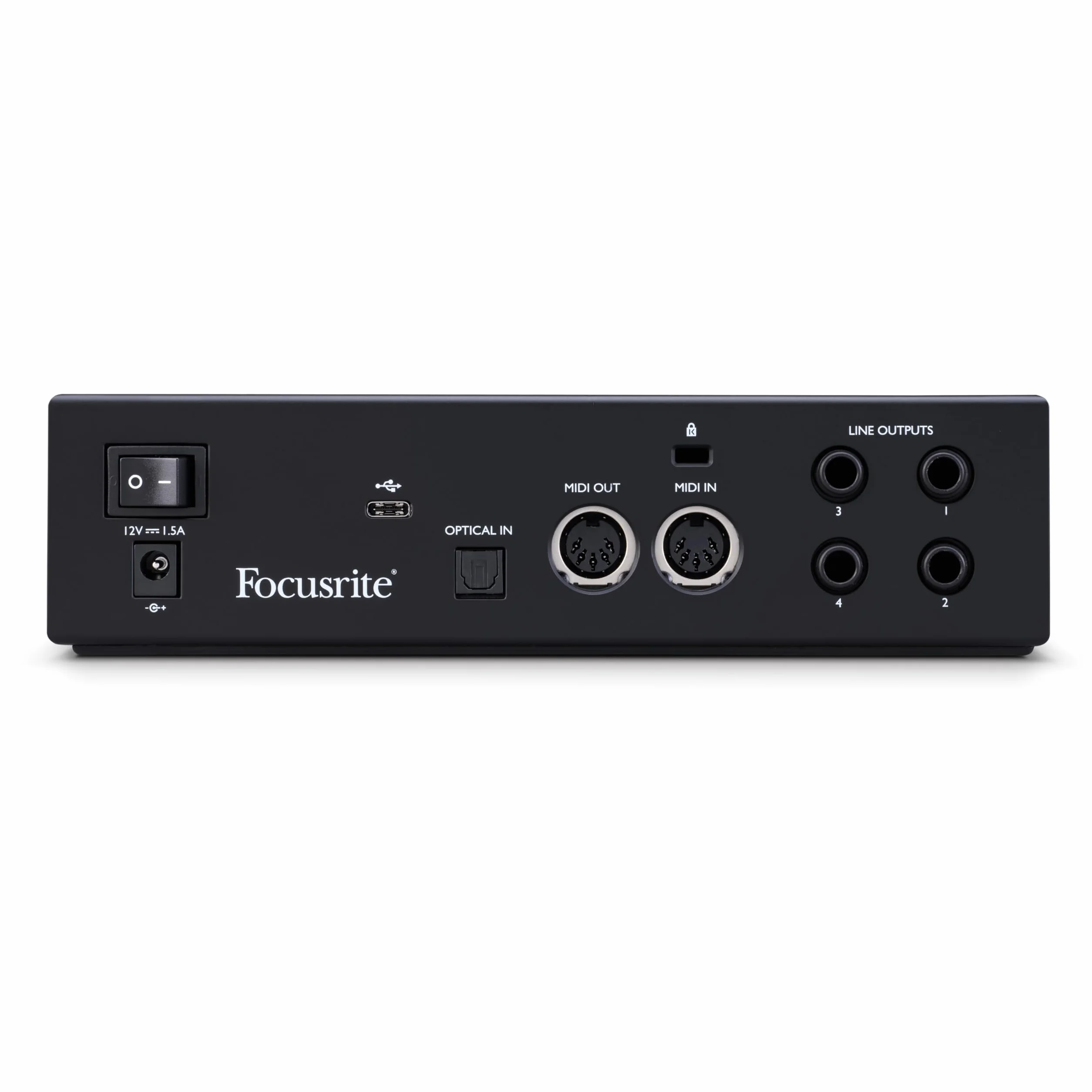 Interfejs audio Focusrite Clarett+ 2Pre zasilany USB-C do produkcji muzyki, z dwoma profesjonalnymi przedwzmacniaczami i wydajnymi wyjściami słuchawkowymi/instrumentami o wysokiej wierności