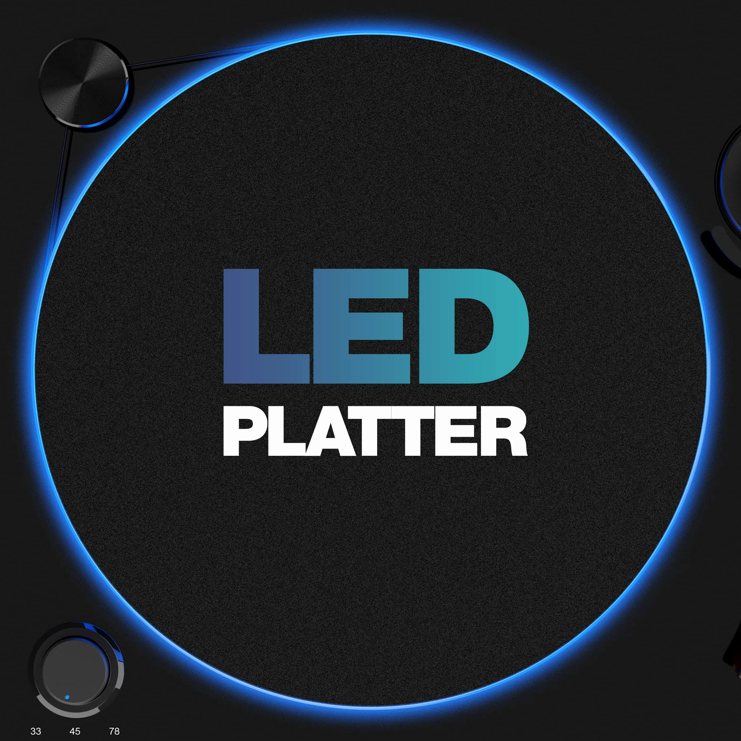 Reloop Turn 7 Gramofon HiFi napędzany paskiem Ortofon 2M Red akrylowy z podświetleniem LED silnik napędowy zewnętrzna prowadnica paska węglowe ramię tonowe