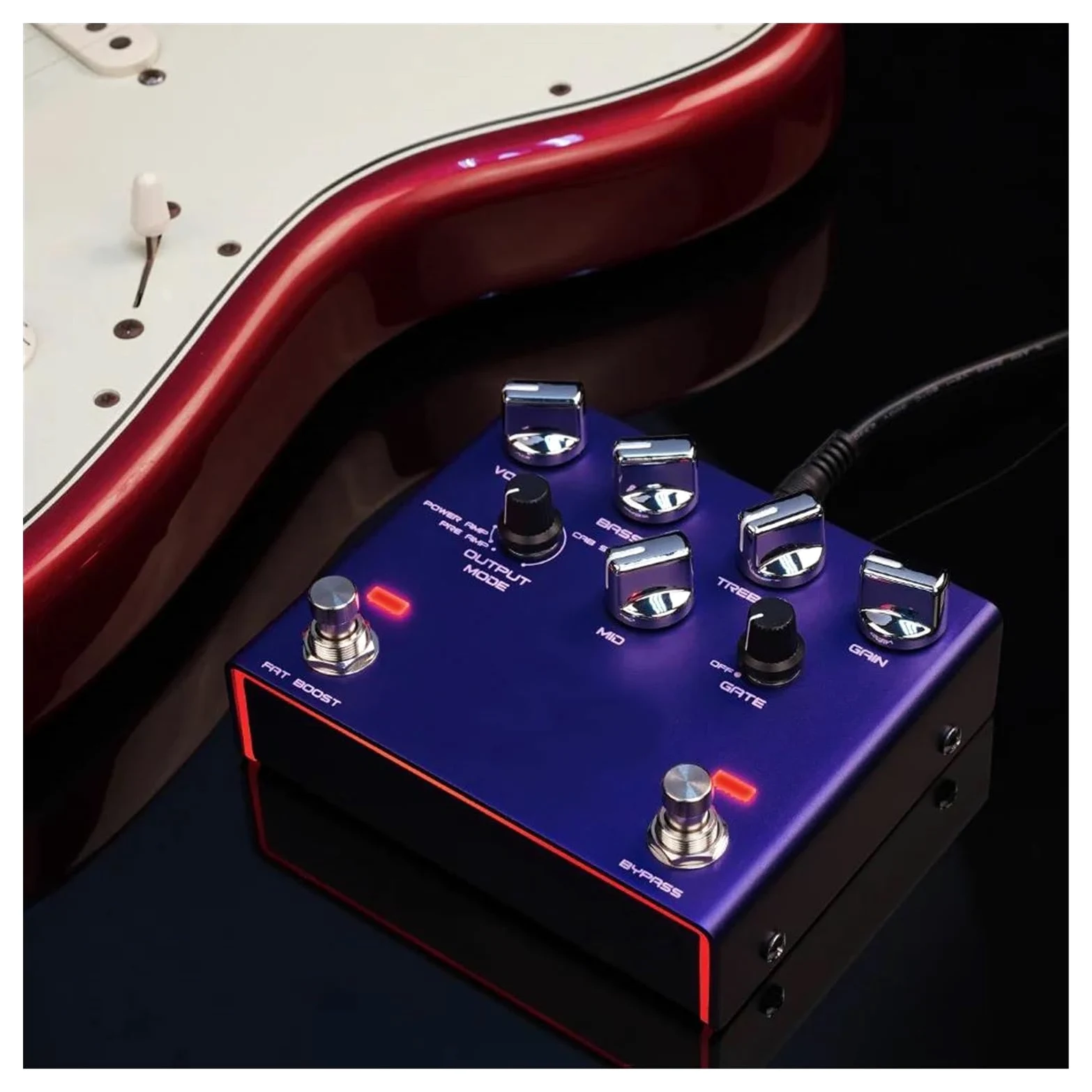 Efekty Do Gitary Elektrycznej Efekt Gitarowy Distortion Metalowy Wzmacniacz Wzmocnienia Brzmienia(R 18)