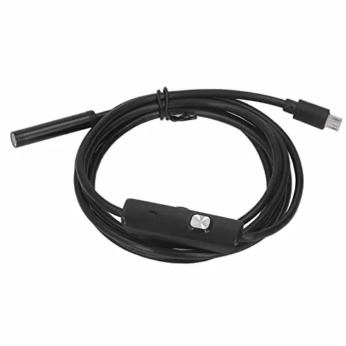 Kamera Inspekcyjna, Endoskop Przemysłowy USB, Kąt Widzenia 70° z 6 Diodami LED, Kamera Inspekcyjna do Rur z sondą 7 Mm, Piksel 0.3 MP, IP67, Boroskopy (1M)