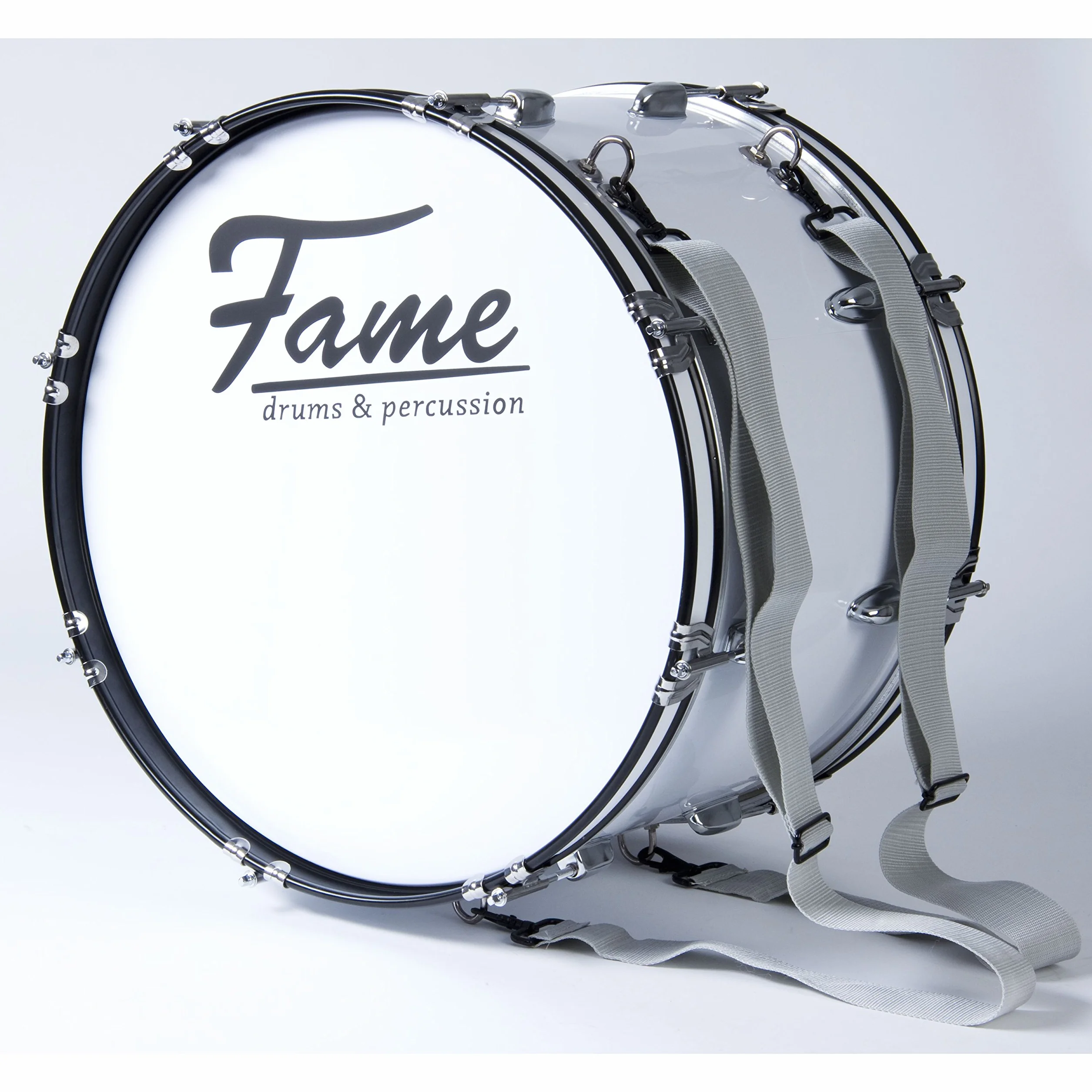 Fame Marching BassDrum 24"x12" with strap and beaters - Marszowy bęben basowy