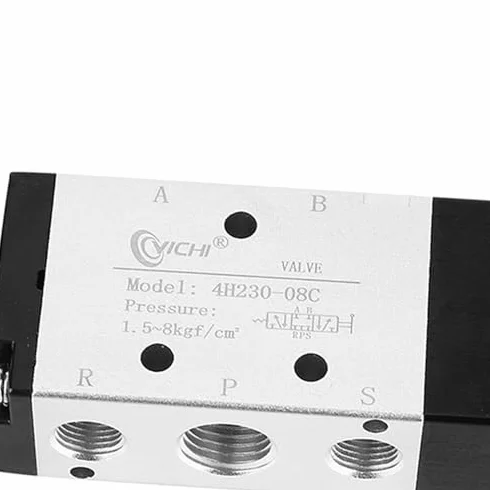 5-Drożny 3-Drogowy Pneumatyczny Ręczny Zawór Dźwigniowy G1 / 4 "Wlotowy Zawór Elektromagnetyczny Ze Stopu Aluminium Ręczne Sterowane Zawory Push-Pull (4H230-08)