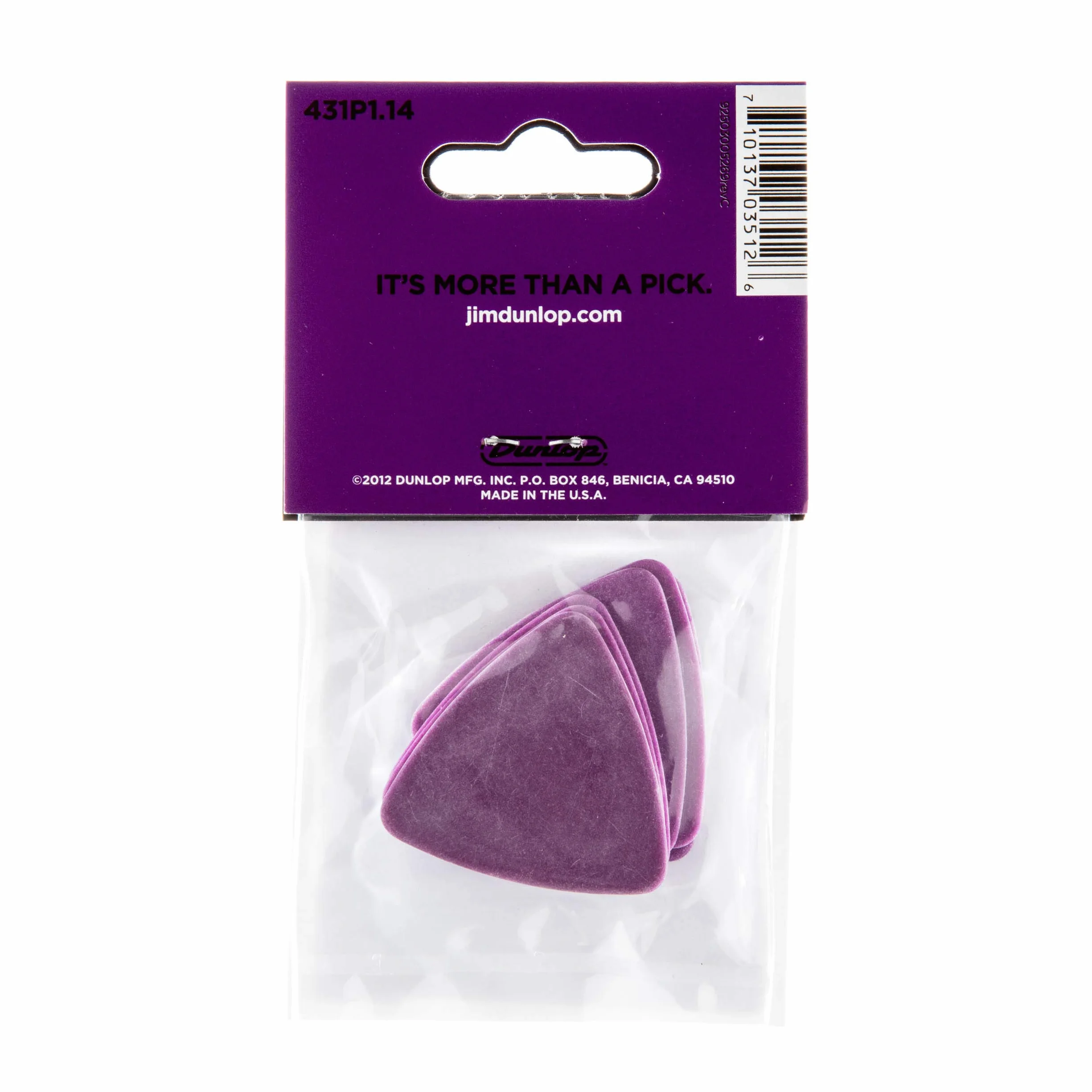 431P1.14 Tortex Triangle Purple 1.14Mm