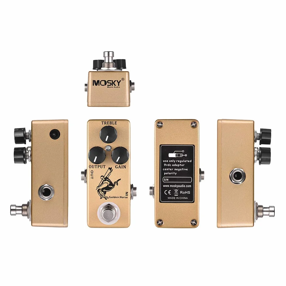 Mosky GOLDEN HORSE - Overdrive oparty na Klon Centaur