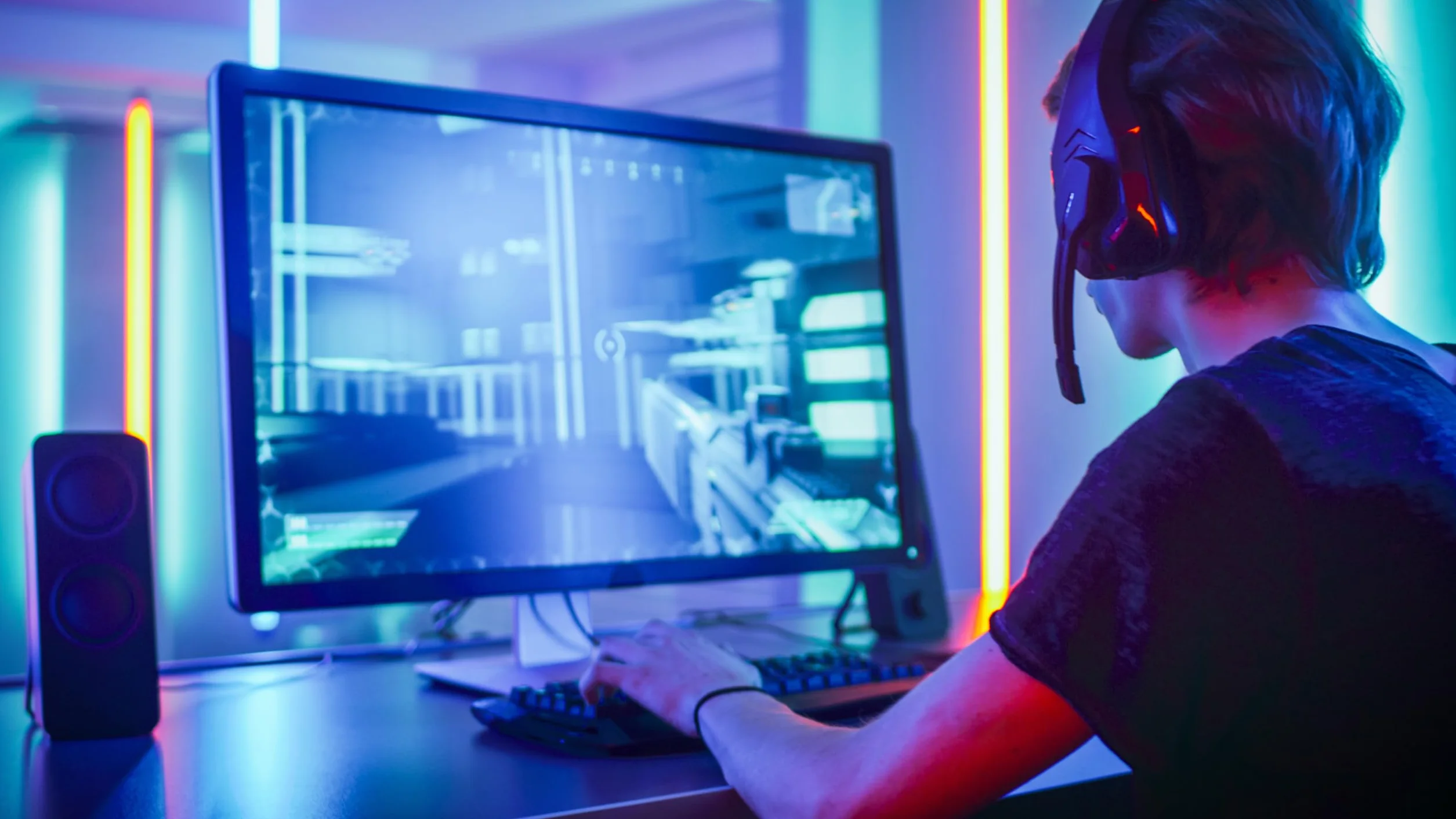 1aTTack CAT 6 UTP kabel sieciowy, połączeniowy z 2 wtykami RJ45. 1m gelb - 1Stück