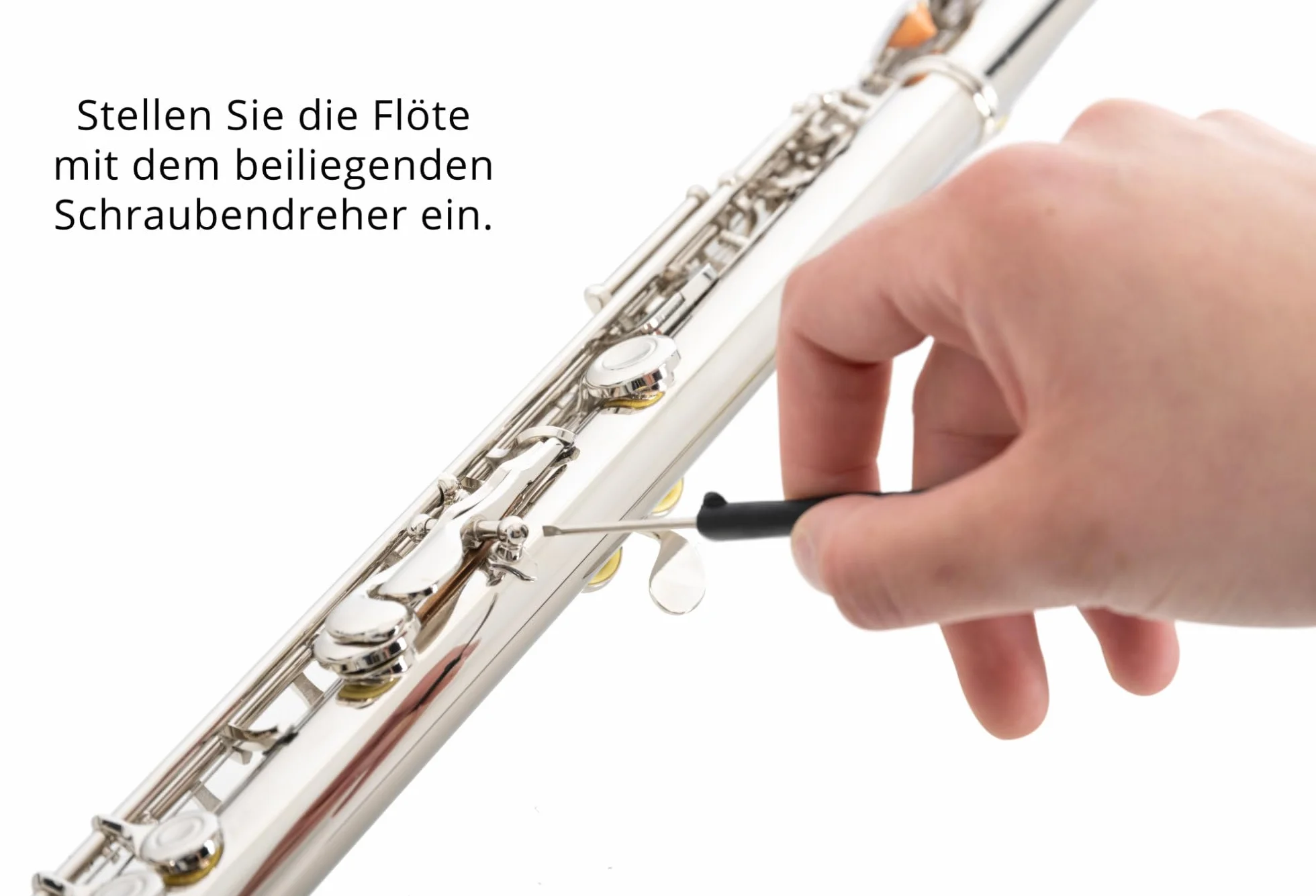 Classic Cantabile FL-100 flet poprzeczny z mosiądzu wysokoniklowego posrebrzanego, zamknięte klapy, e-mechanika, przesunięte G, strojenie C