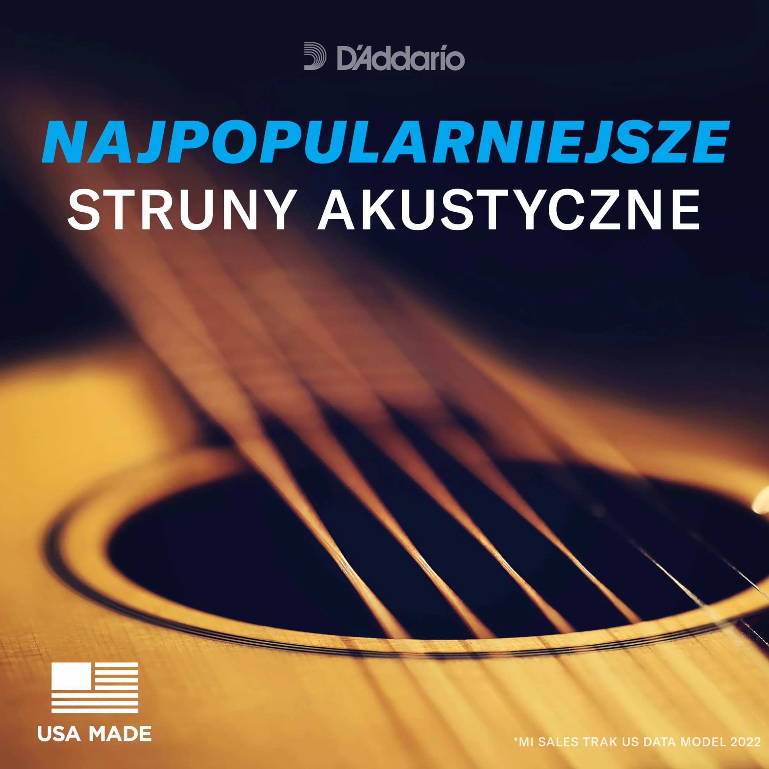 D'Addario EJ55 Zestaw 5 strun do banjo, brąz fosforowy, średnie, 10-23