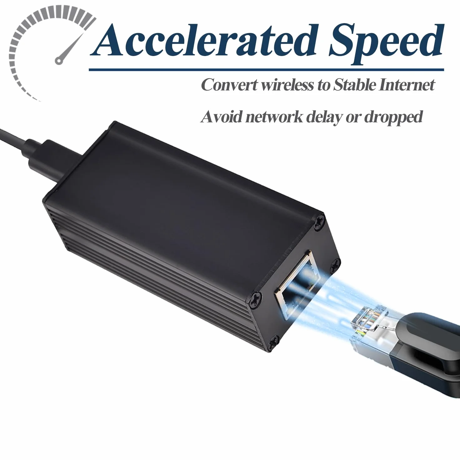 Gigabitowy adapter konwertera PoE na USB-C, moc wyjściowa typu C i Ethernet 2 w 1, maks. ładowanie 45 W 5 V do 20 V, do smartfona, tabletu, laptopa, szybkość 1000 Mb/s, IEEE802.3af/at/bt