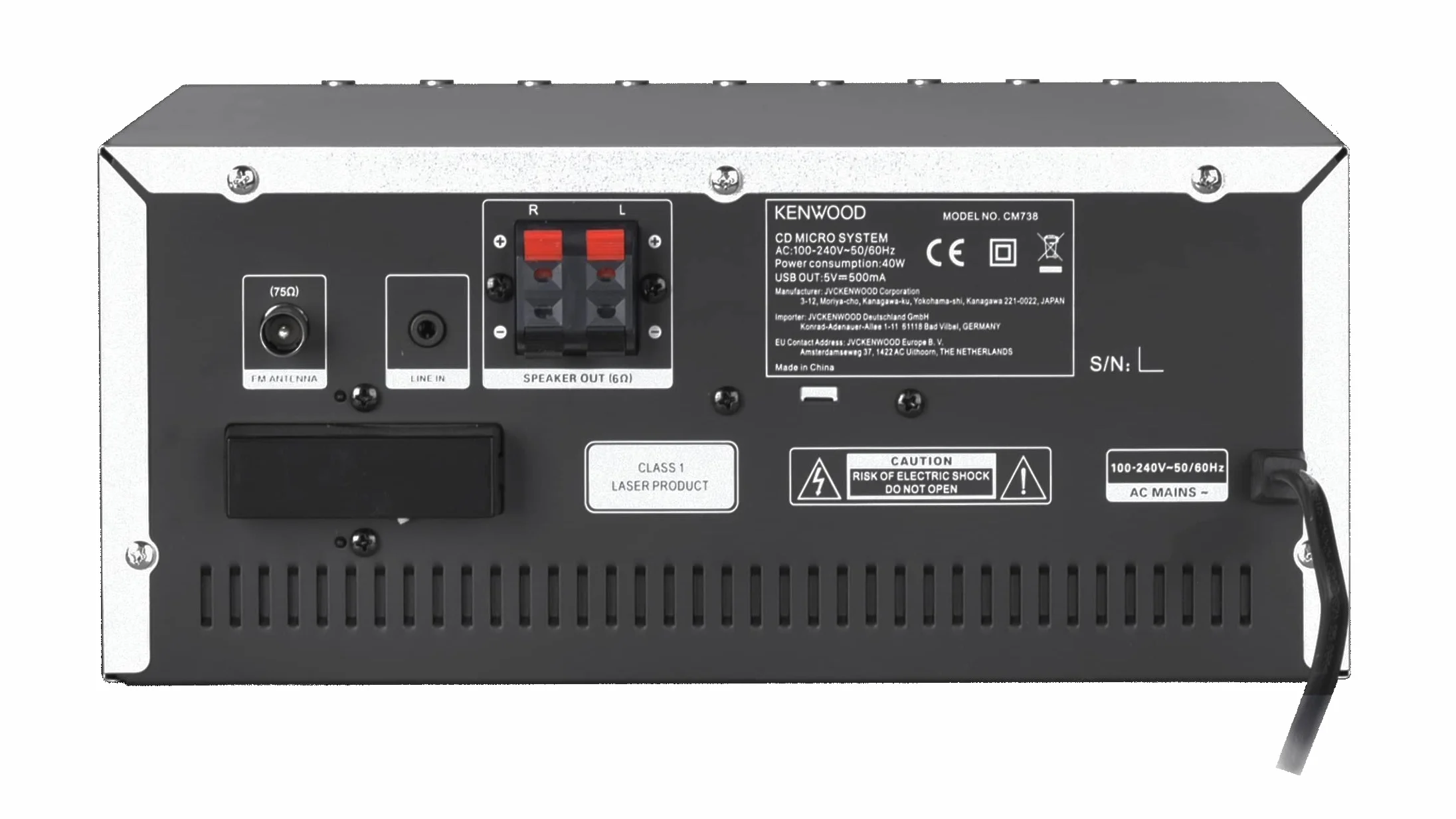 Kenwood M-9000S-S – inteligentny system Micro Hi-Fi z radiem internetowym, DAB+, CD/USB i strumieniowym przesyłaniem audio, kolor srebrny