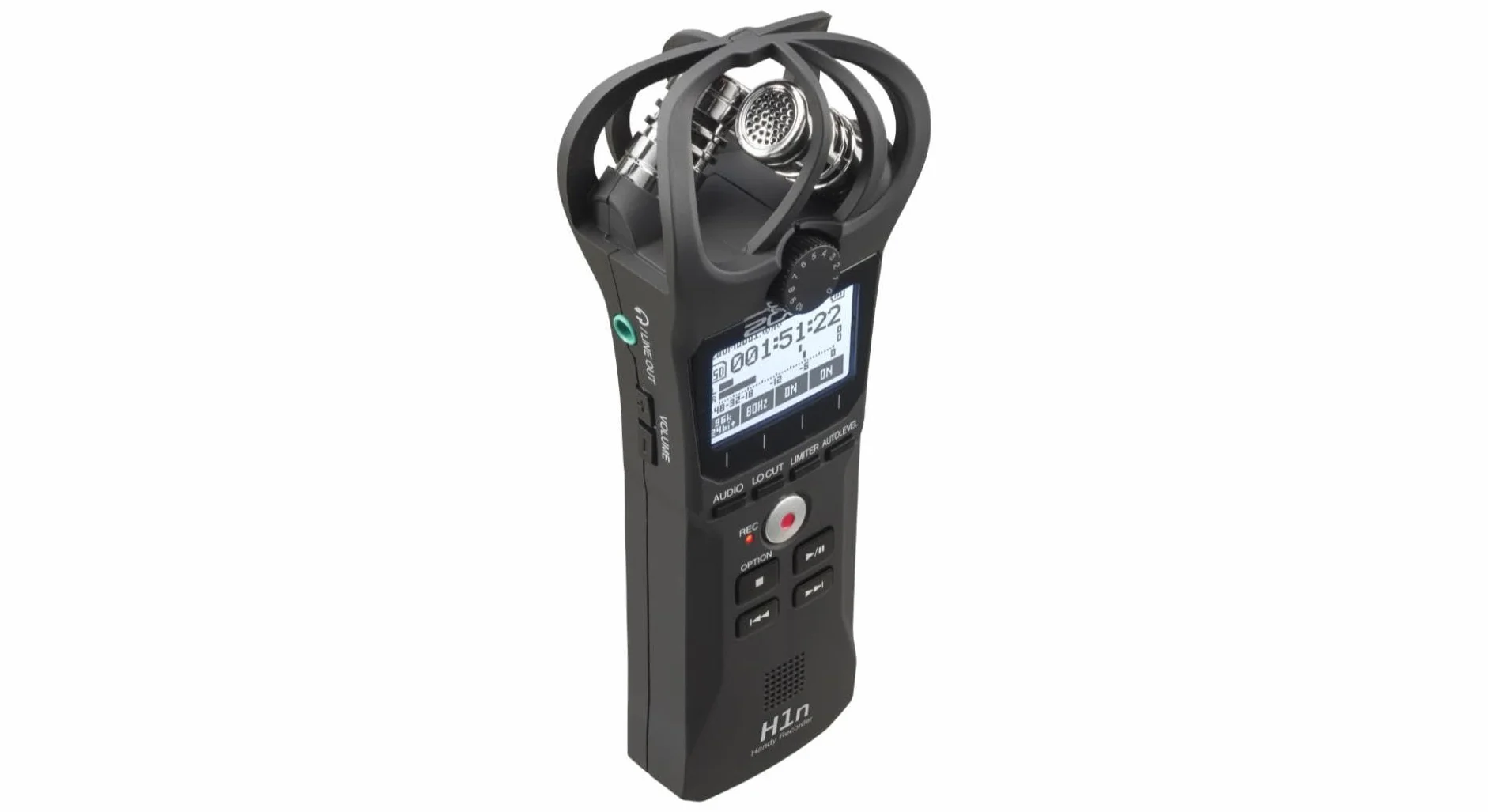 Zoom H1n przenośny rejestrator 2-ścieżkowy USB, para mikrofonów X/Y, czarny