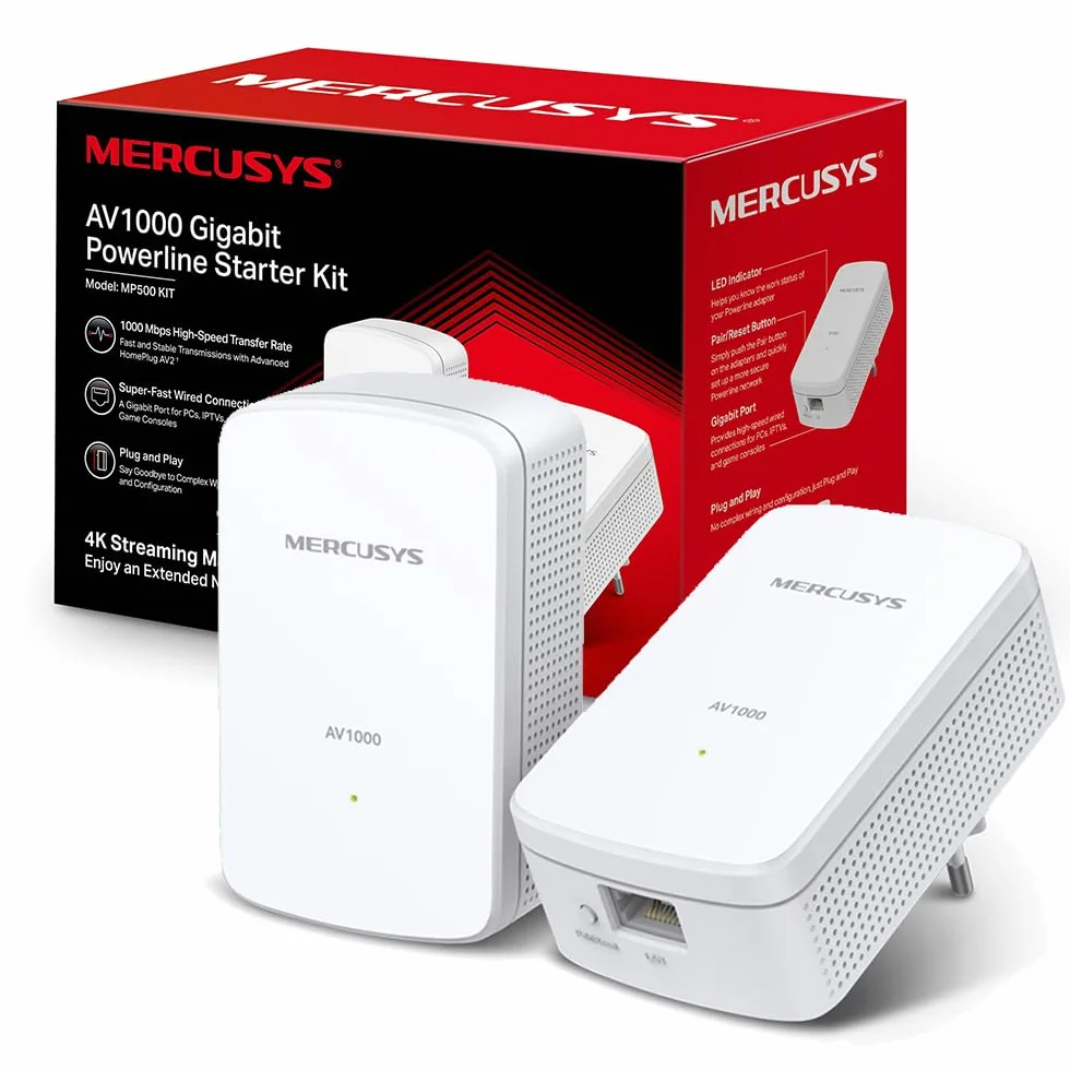 MERCUSYS MP500 KIT PLC Powerline AV1000 Gigabit